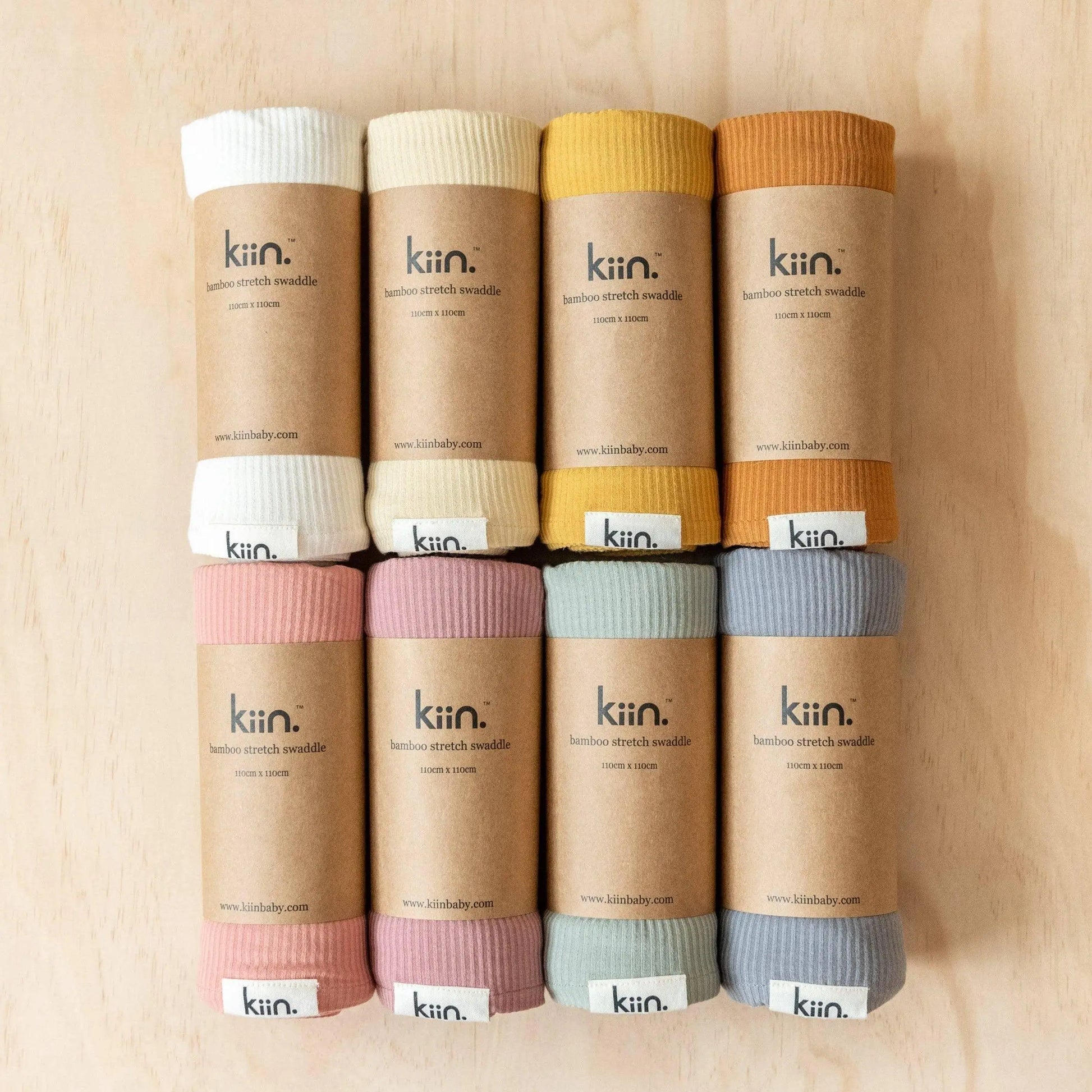 Kiin Baby Bamboo Stretch Swaddle - Heather