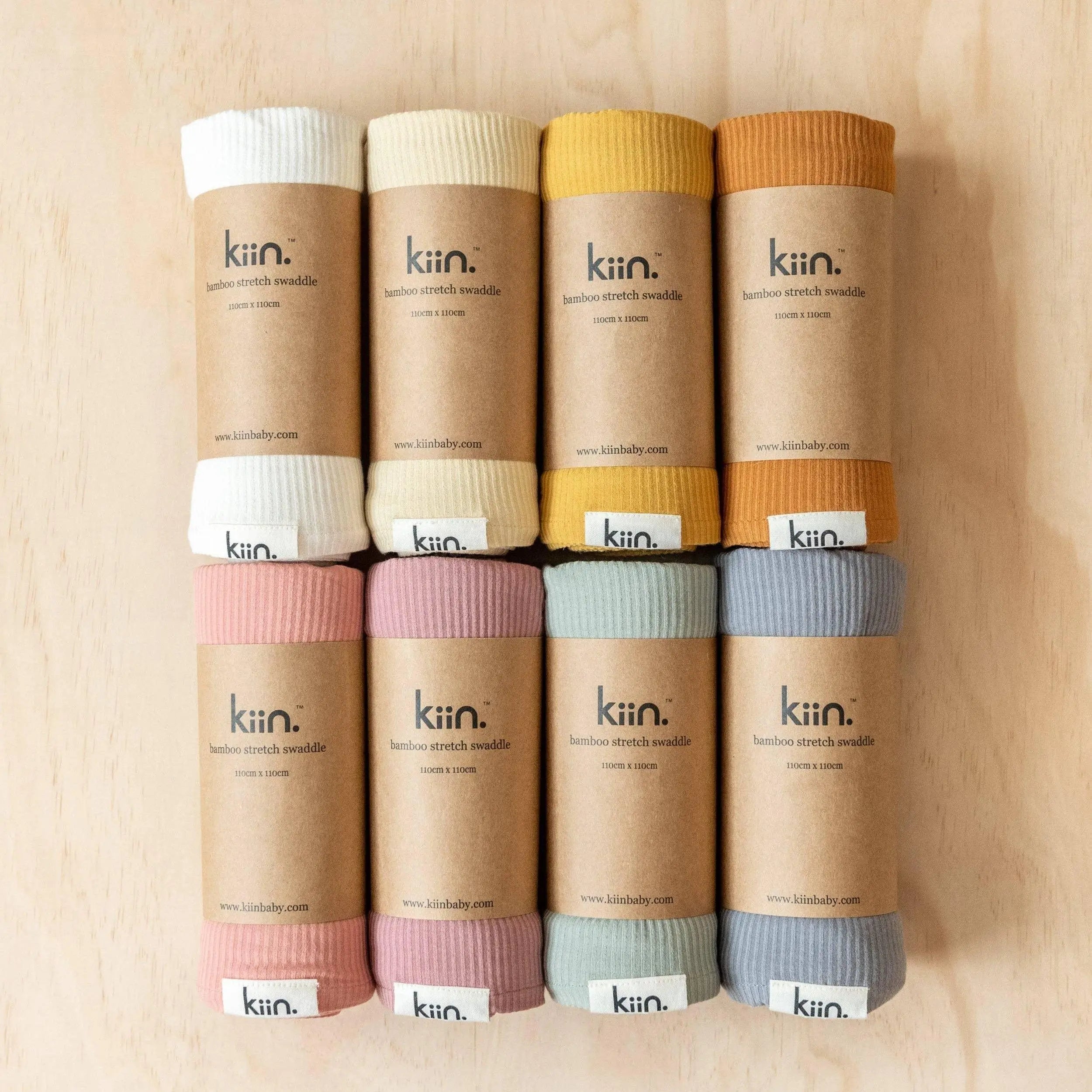 Kiin Baby Bamboo Stretch Swaddle - Heather