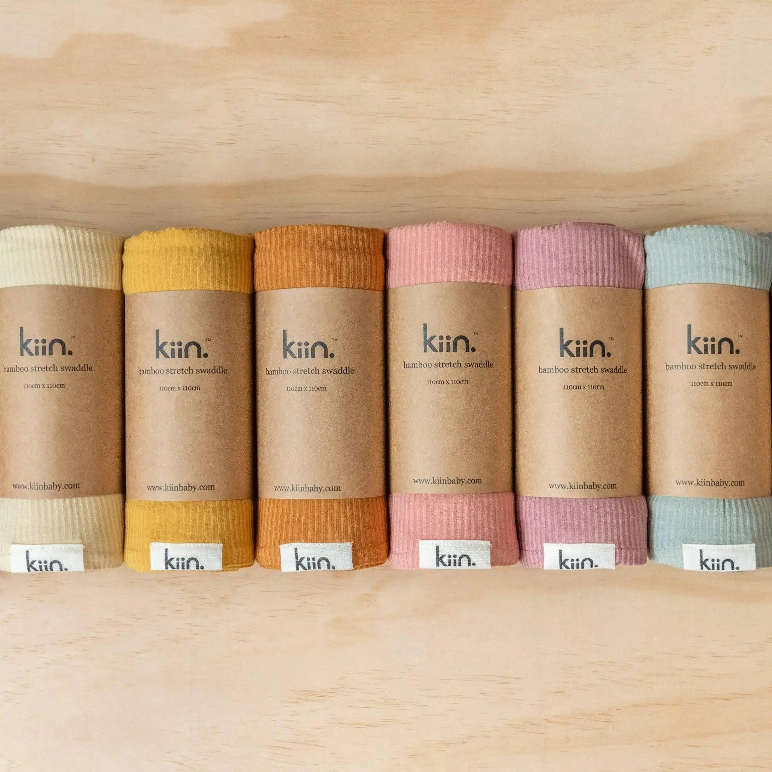 Kiin Baby Bamboo Stretch Swaddle - Heather