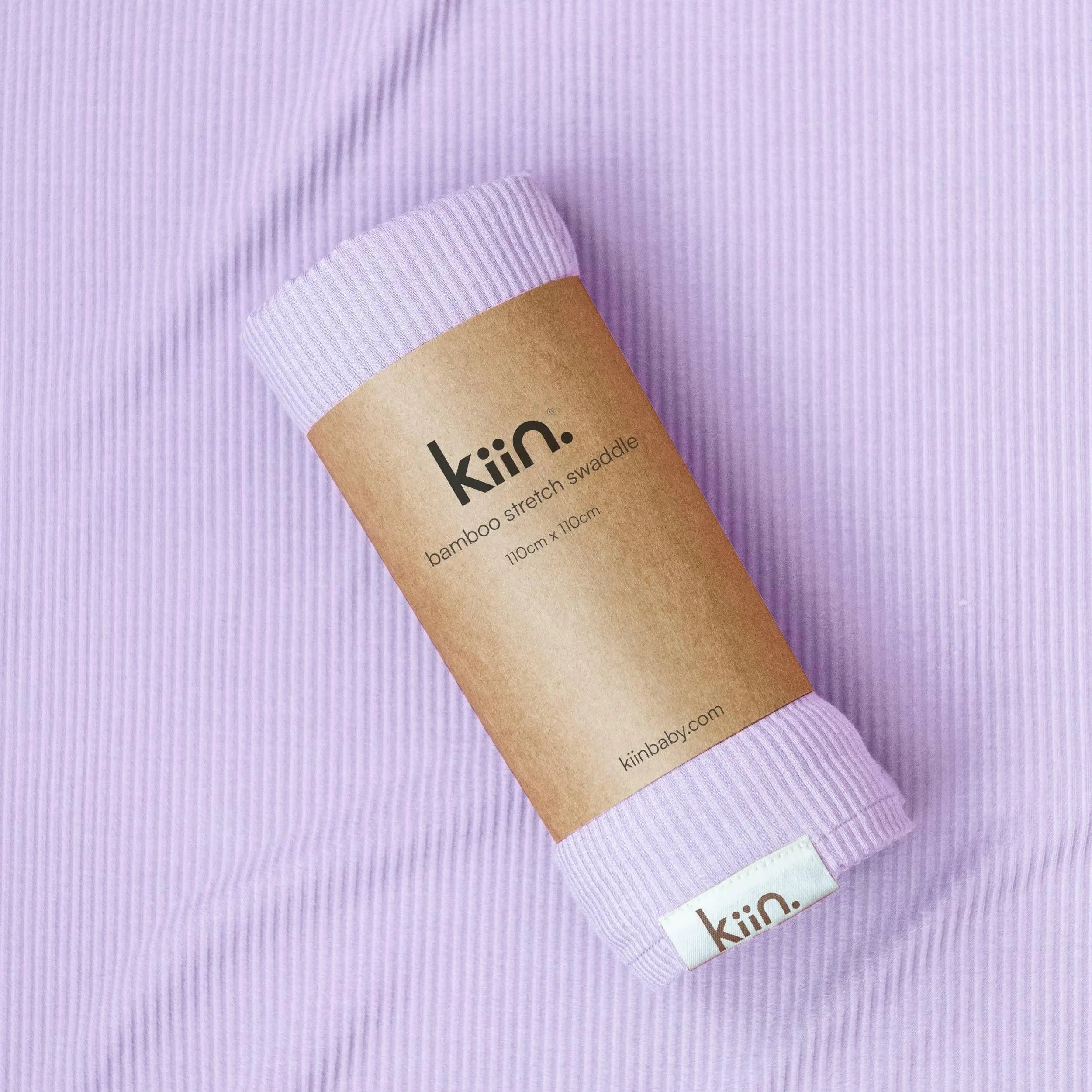 Kiin Baby Bamboo Stretch Swaddle - Heather