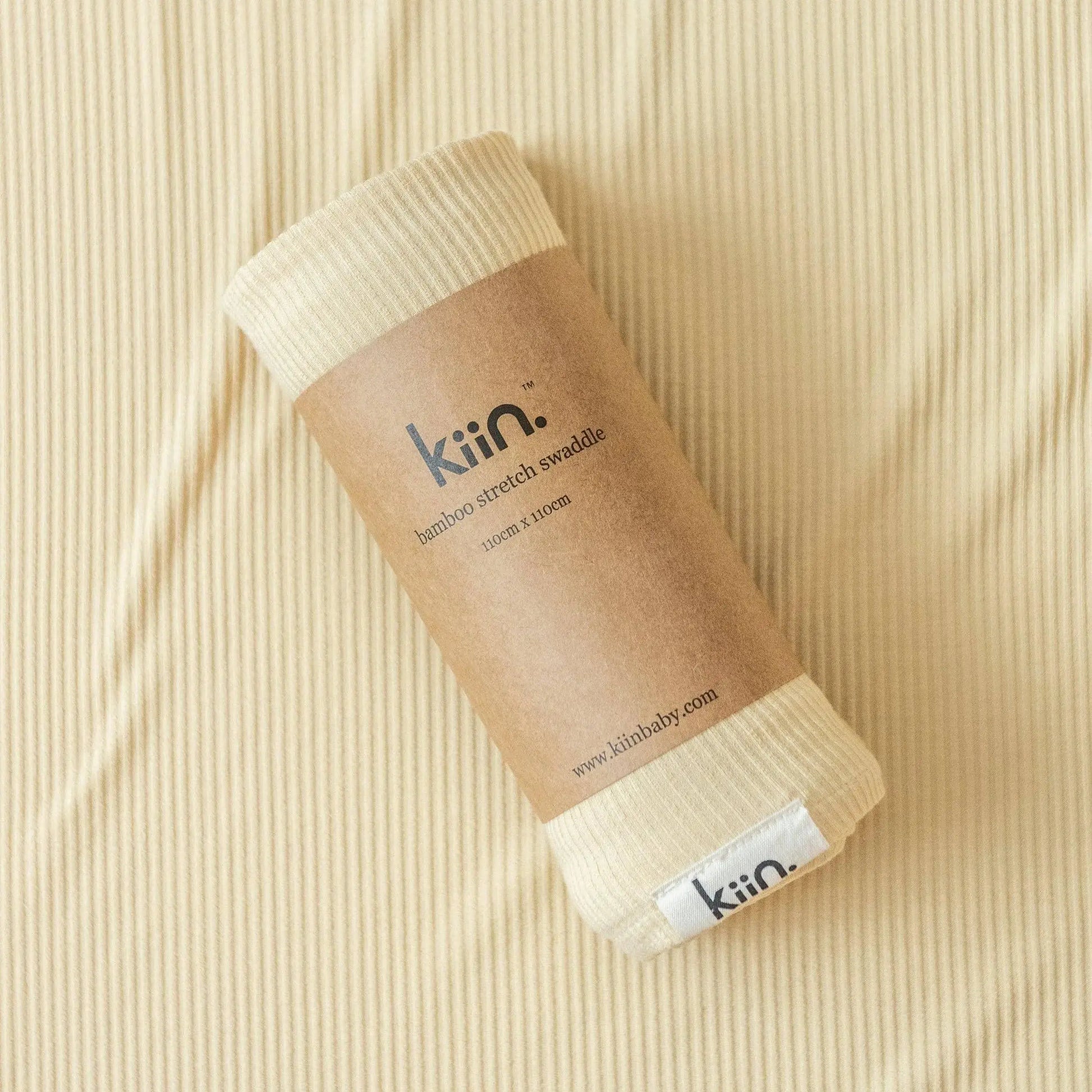 Kiin Baby Bamboo Stretch Swaddle - Ivory