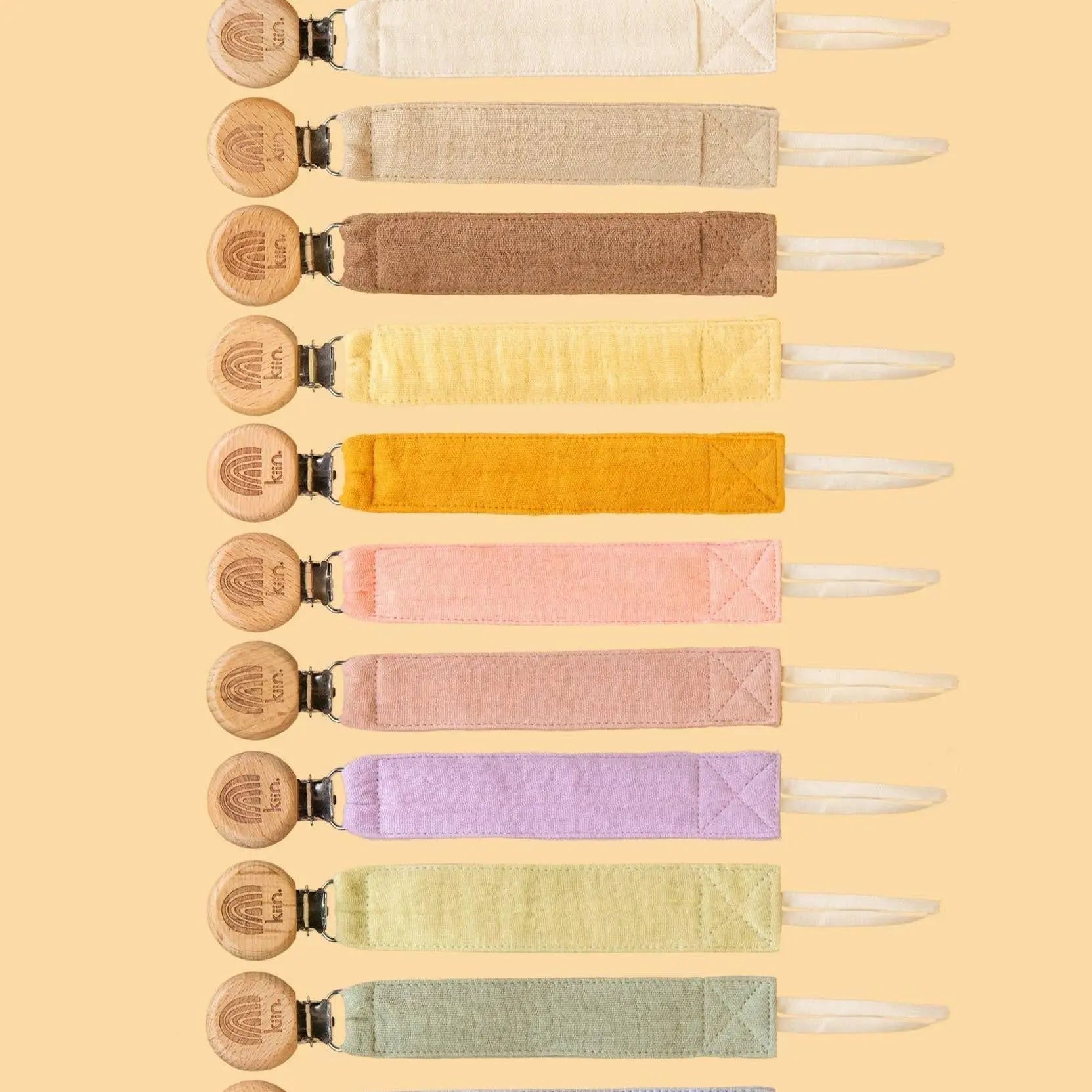 Kiin Baby Cotton Dummy Clip - Oat