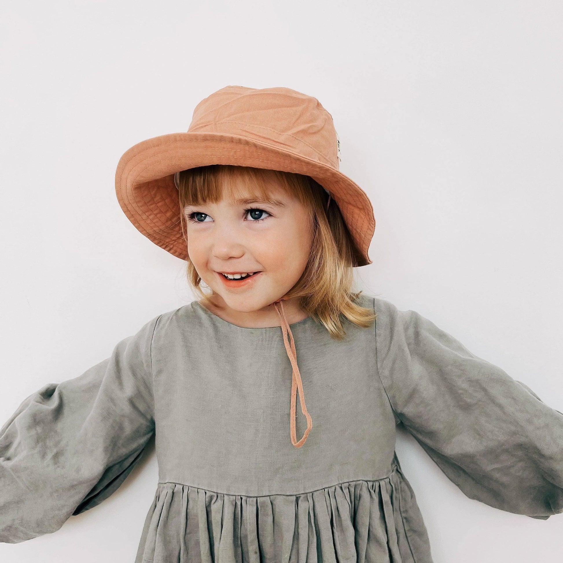 Kiin Baby Cotton Sun Hat - Eucalyptus