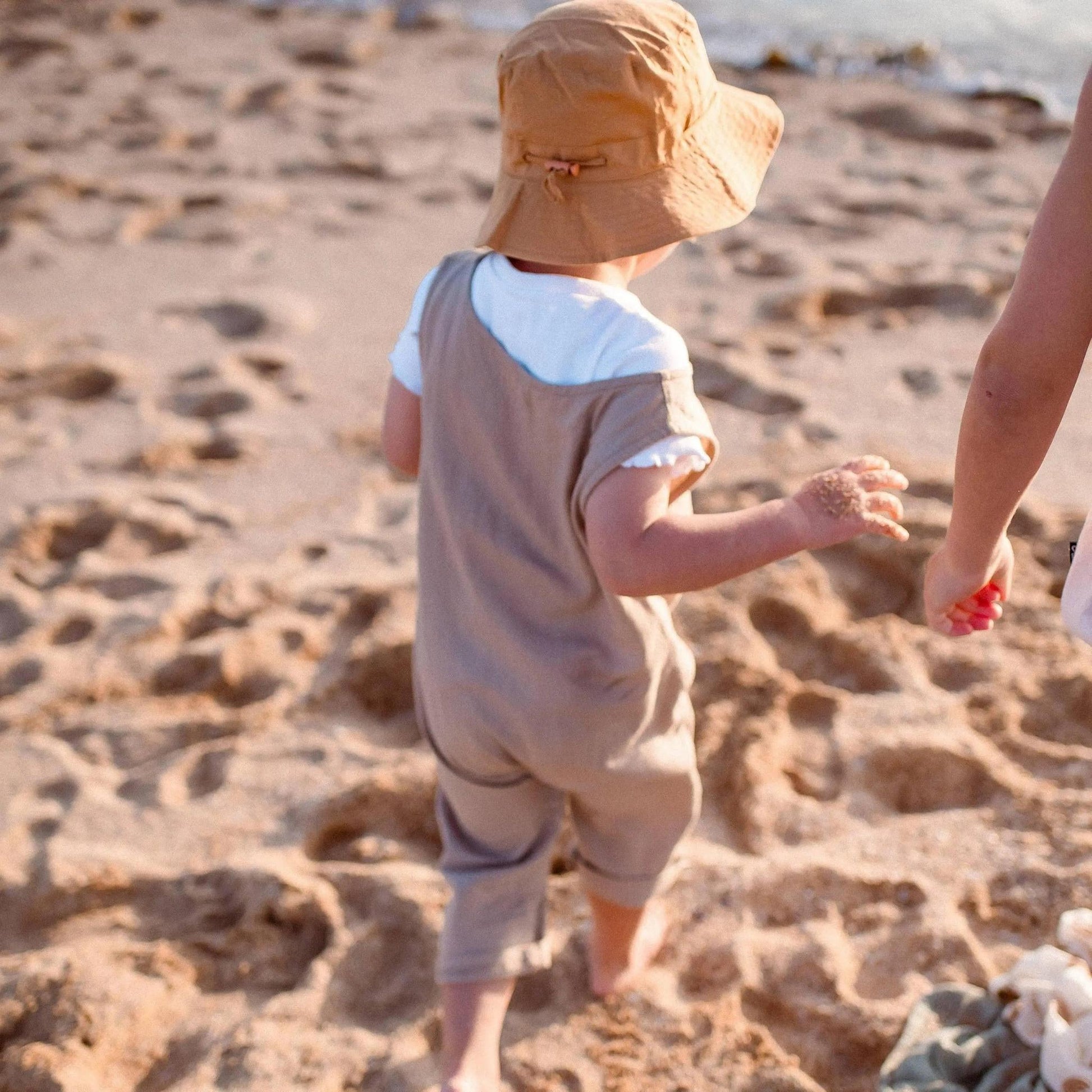 Kiin Baby Cotton Sun Hat - Oatmeal