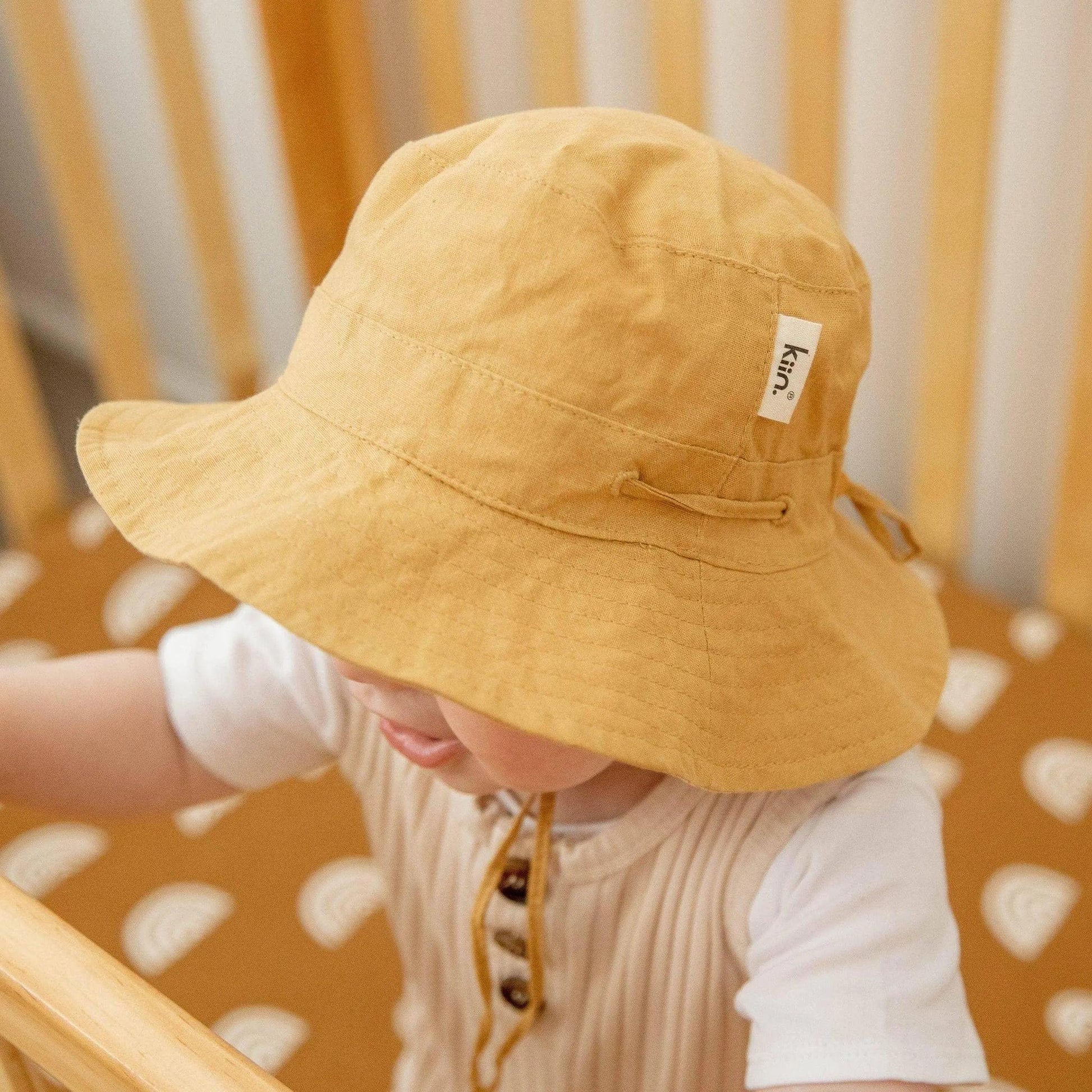 Kiin Baby Cotton Sun Hat - Pastel Sky