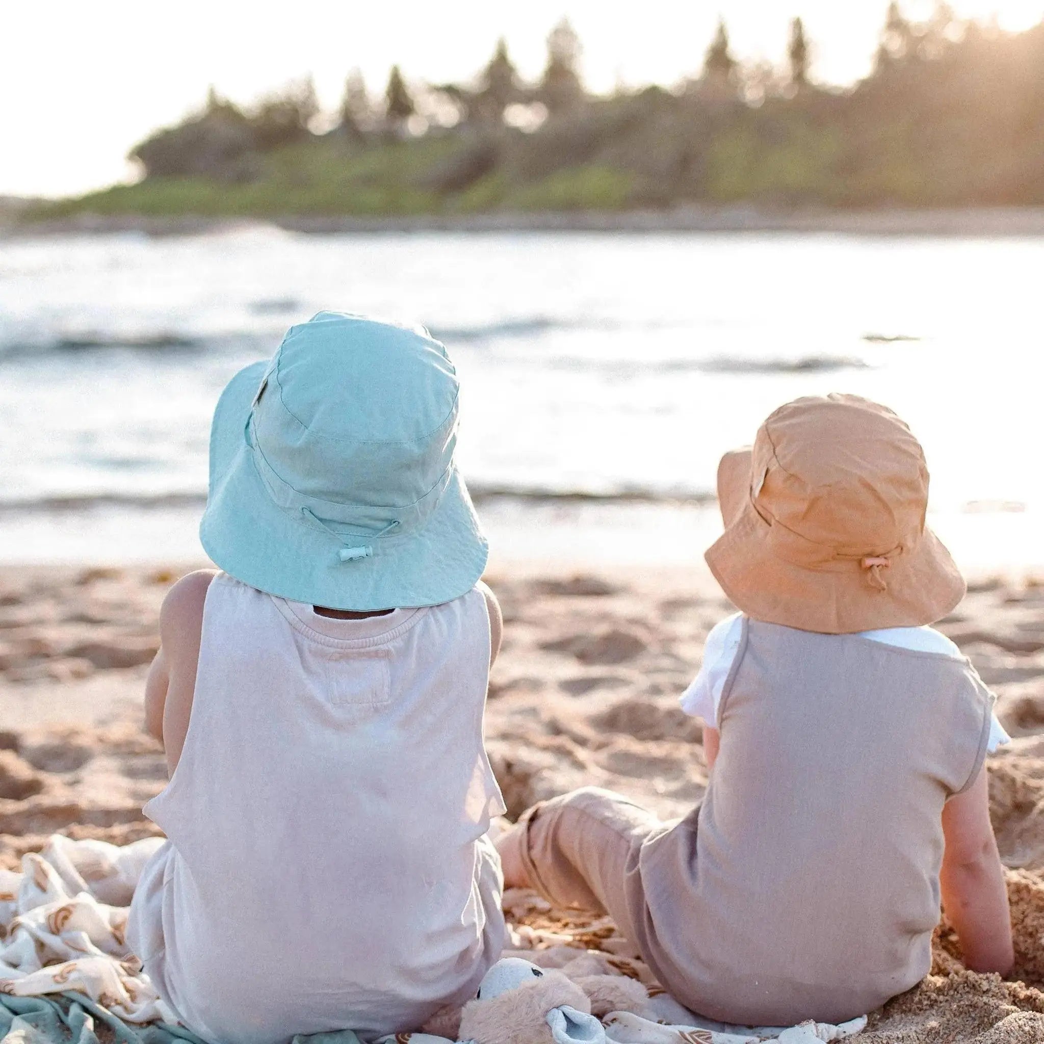 Kiin Baby Cotton Sun Hat - Peony