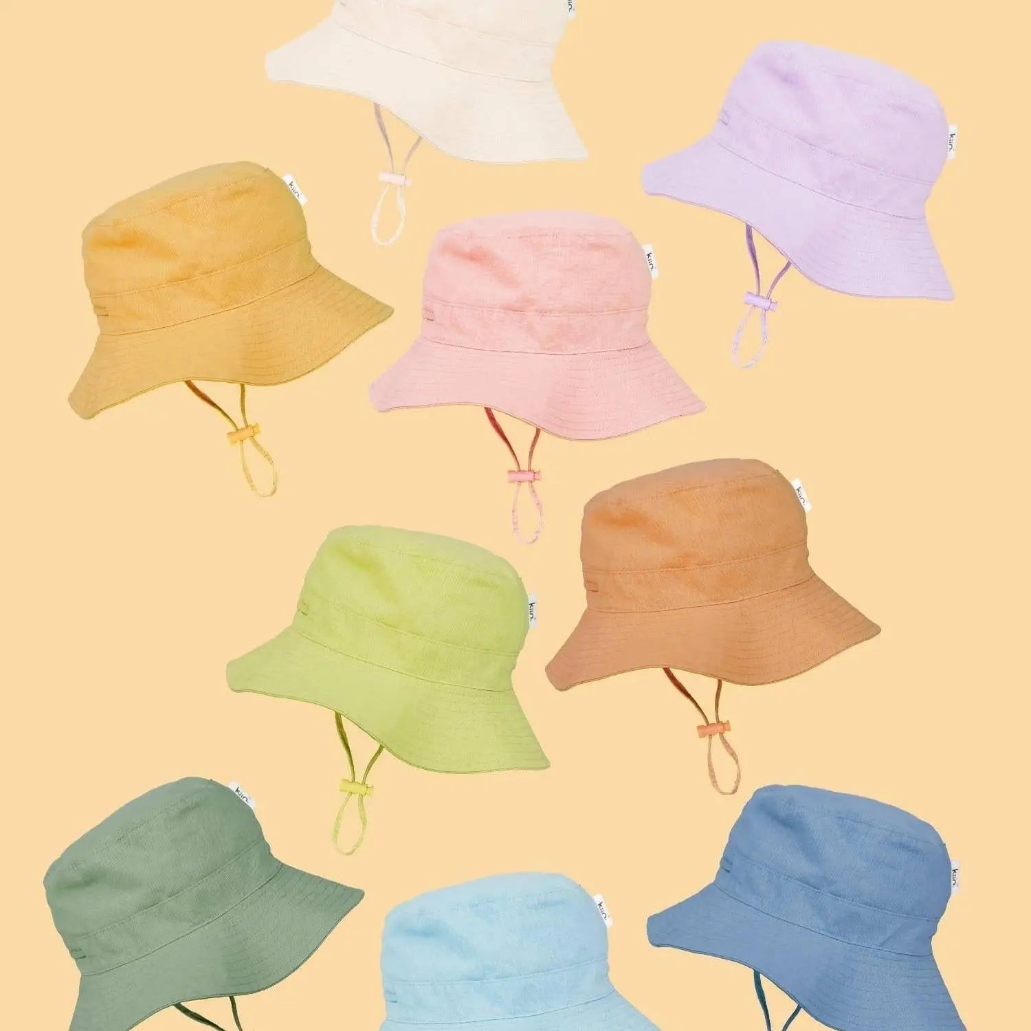 Kiin Baby Cotton Sun Hat - Peony