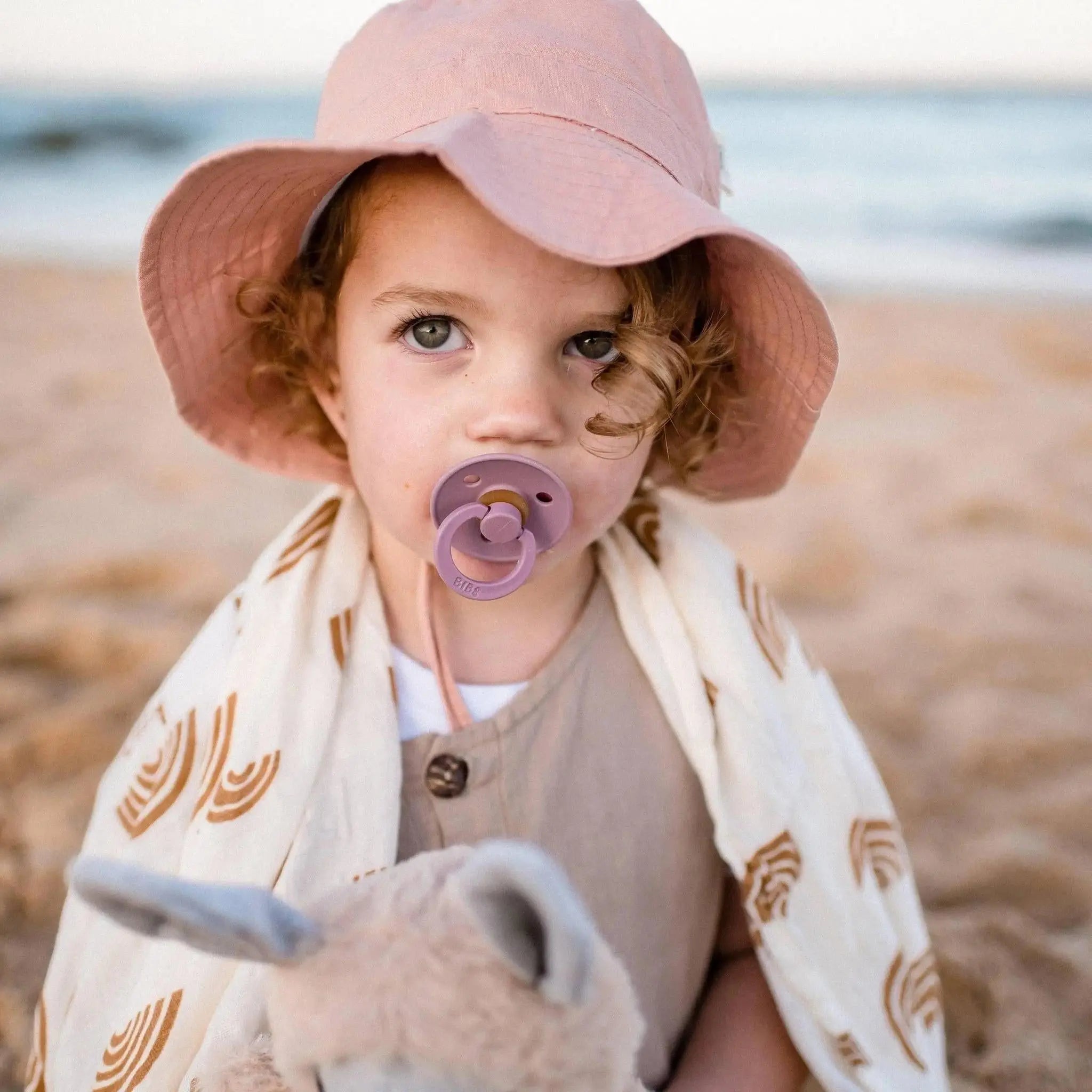 Kiin Baby Cotton Sun Hat - Peony