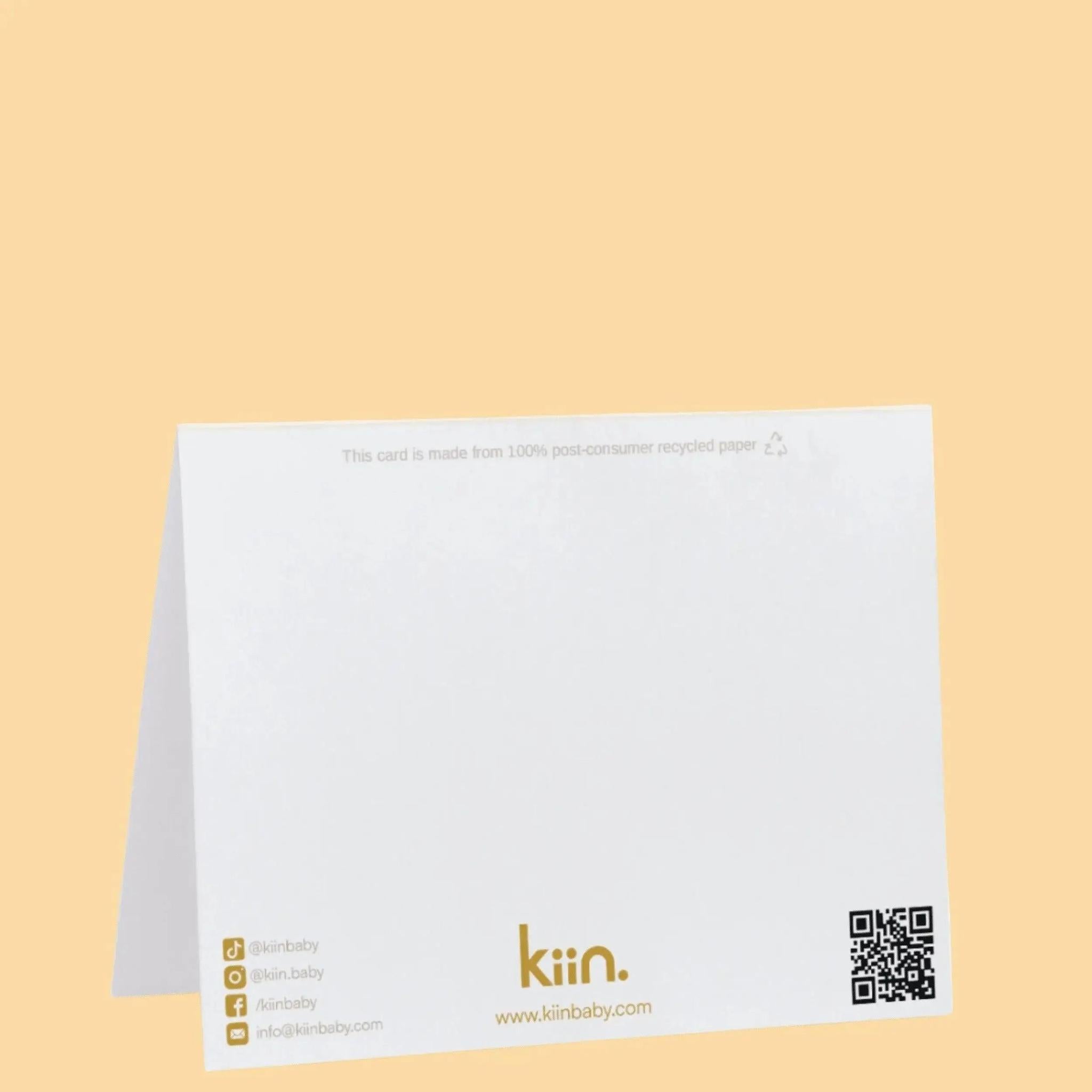 Kiin Baby Greeting Card: Welcome Little One