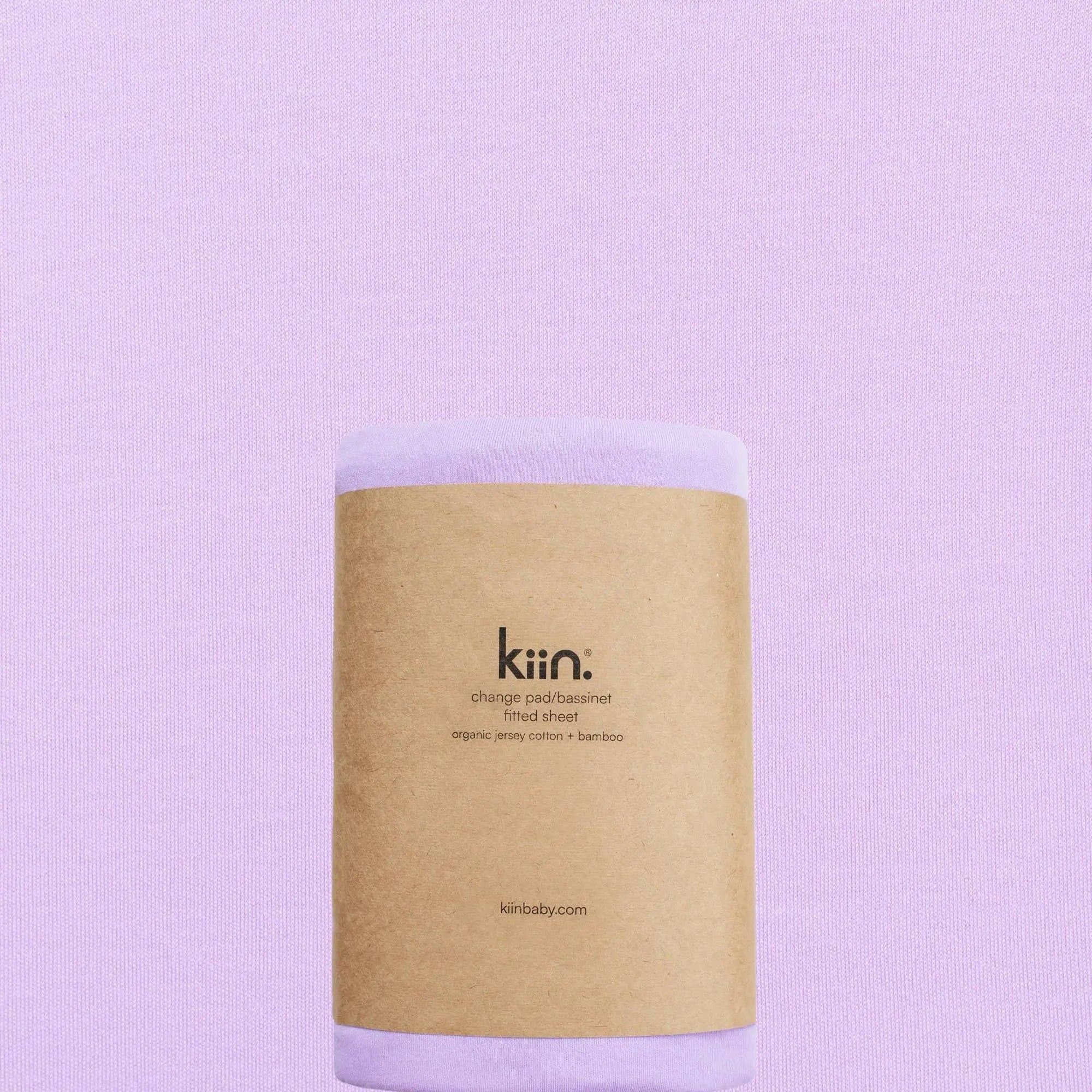 Kiin Baby Organic Change Pad/Bassinet Sheet - Blush