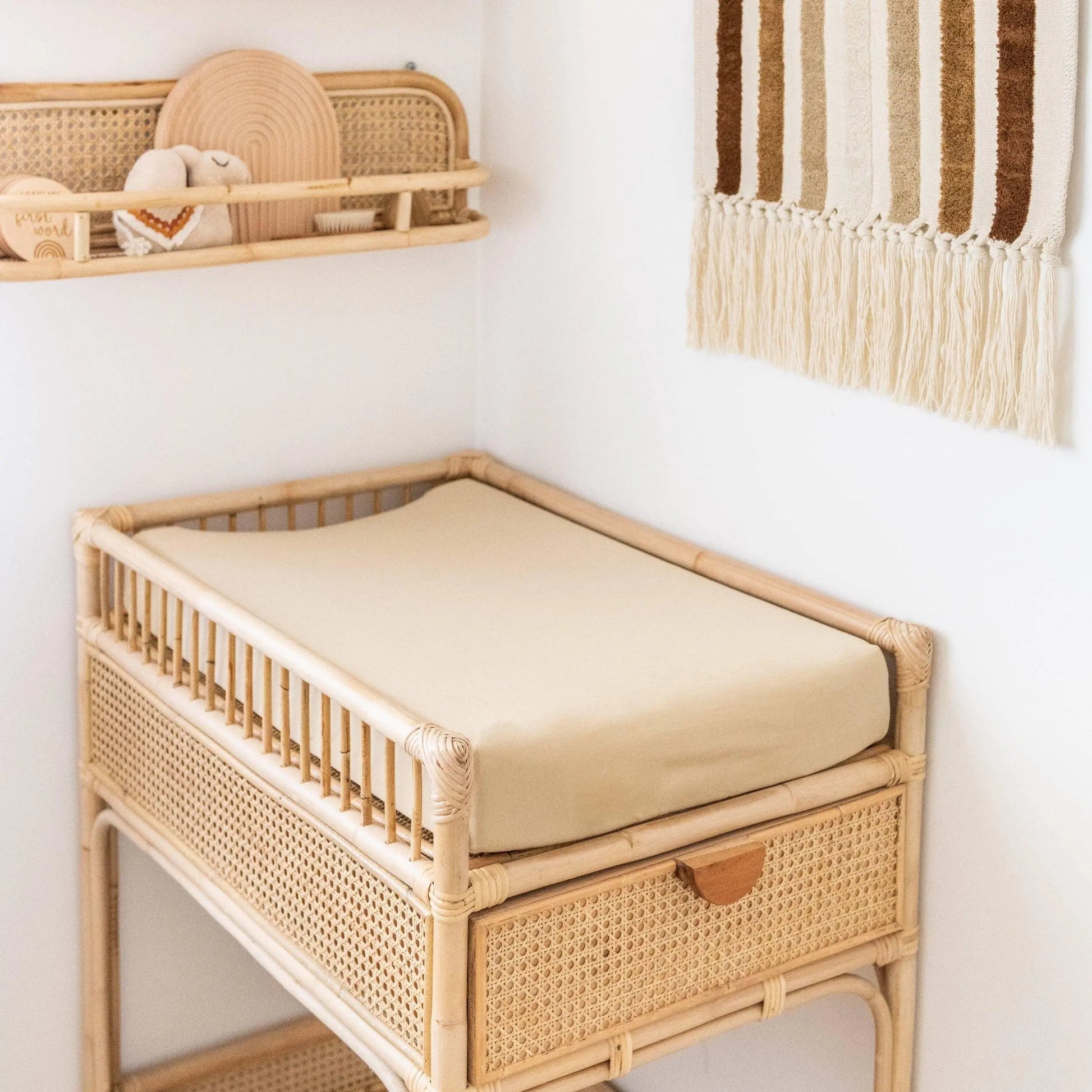 Kiin Baby Organic Change Pad/Bassinet Sheet - Oat