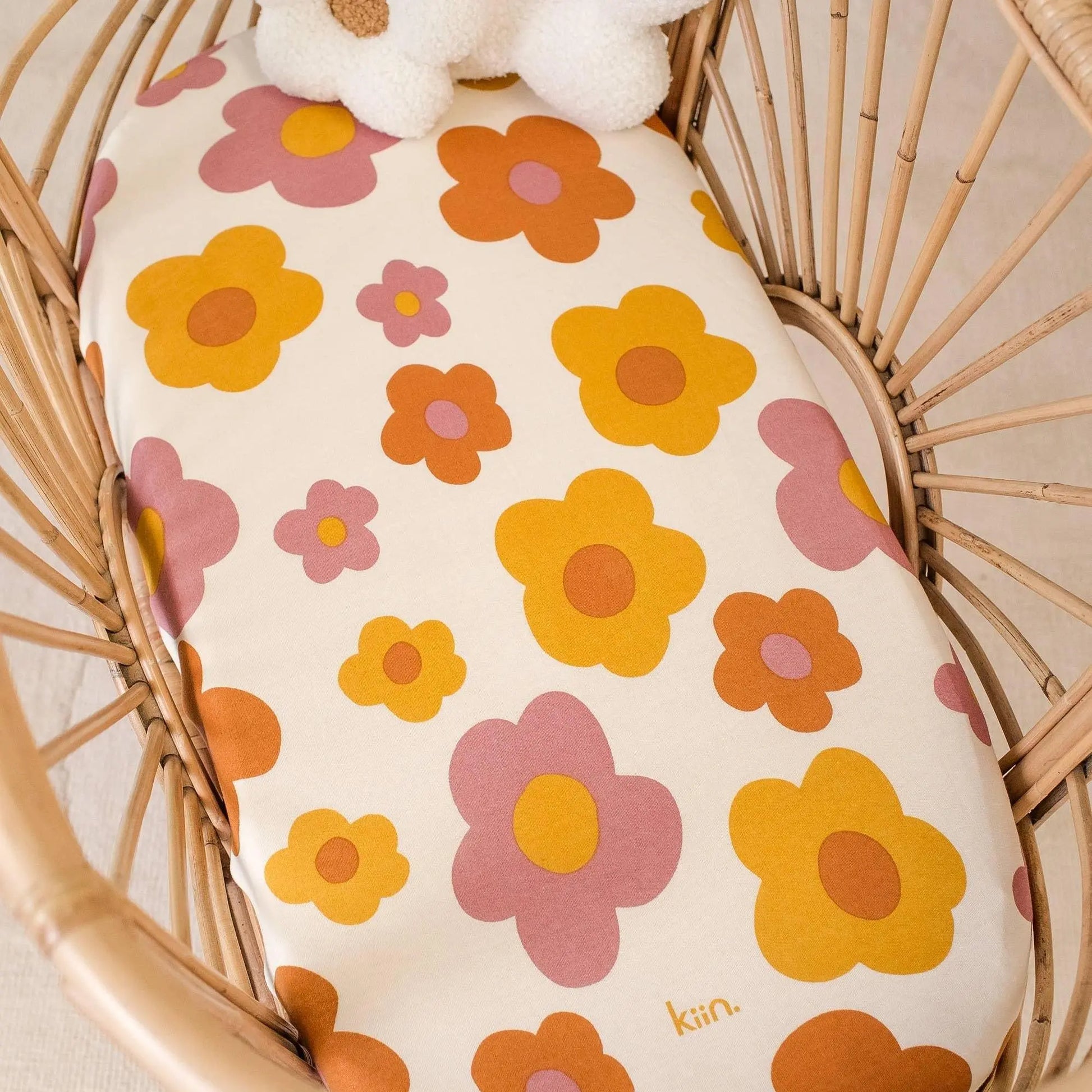Kiin Baby Organic Change Pad/Bassinet Sheet - Oat