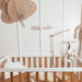 Kiin Baby Organic Cot Sheet - Rainbow Ivory Umber