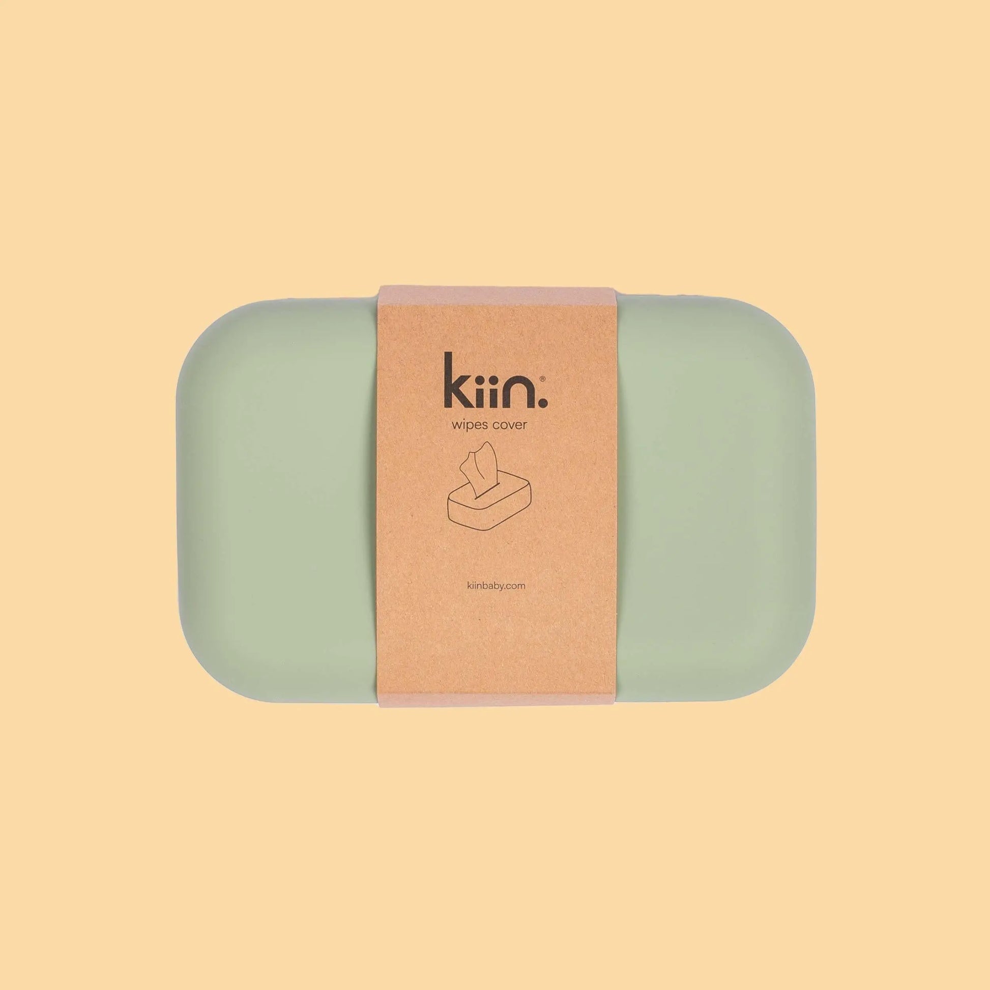 Kiin Baby Silicone Wipes Cover - Vanilla