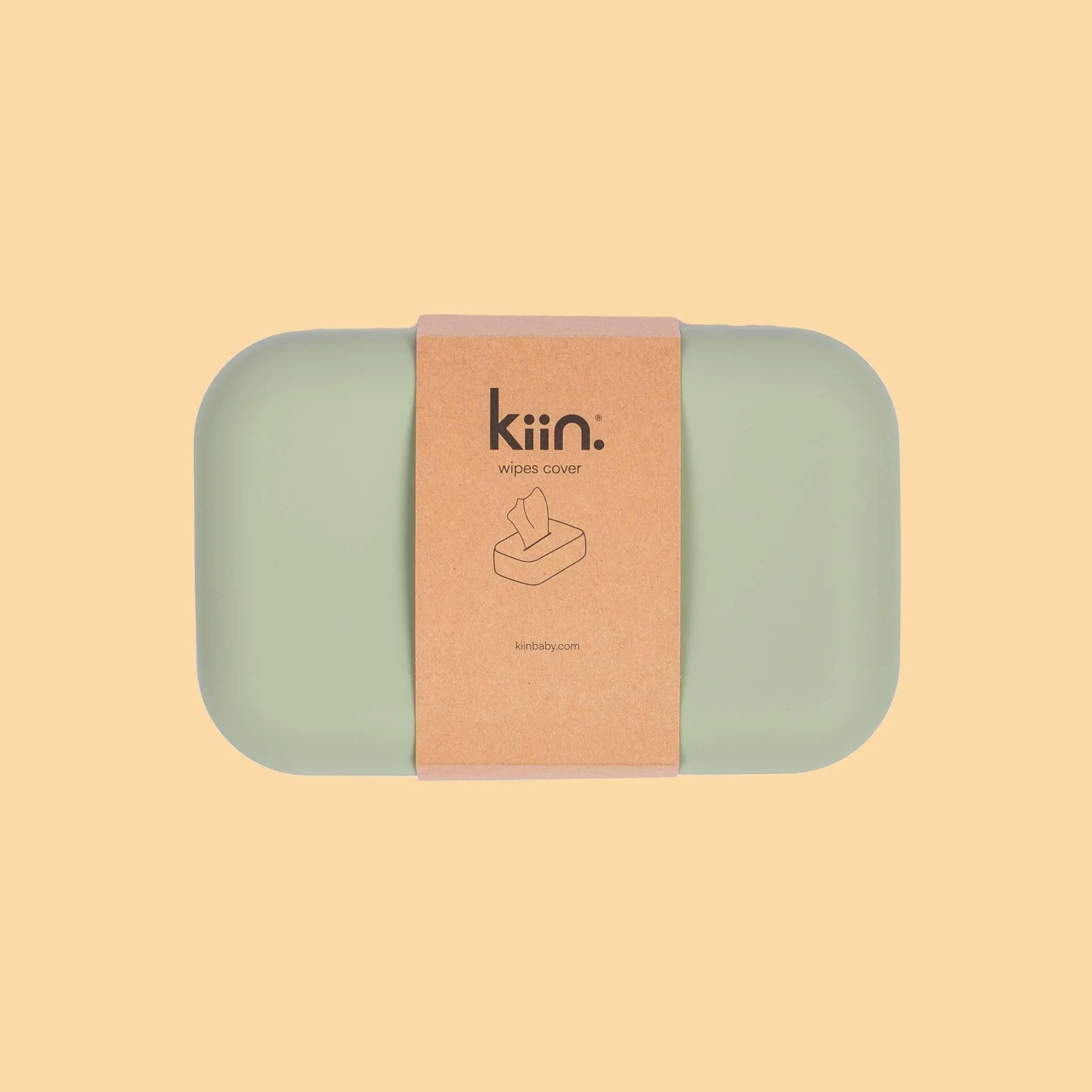 Kiin Baby Silicone Wipes Cover - Vanilla