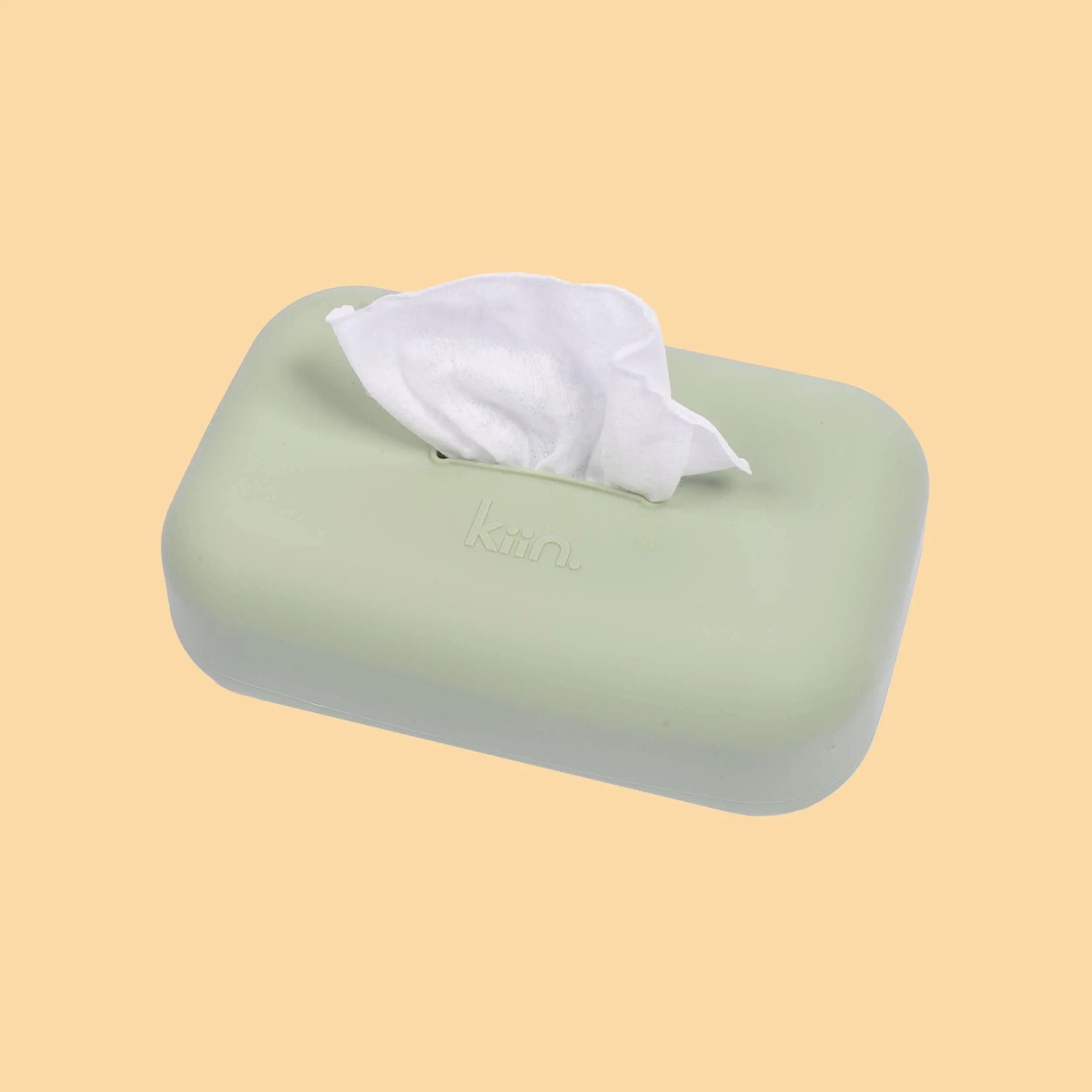 Kiin Baby Silicone Wipes Cover - Vanilla