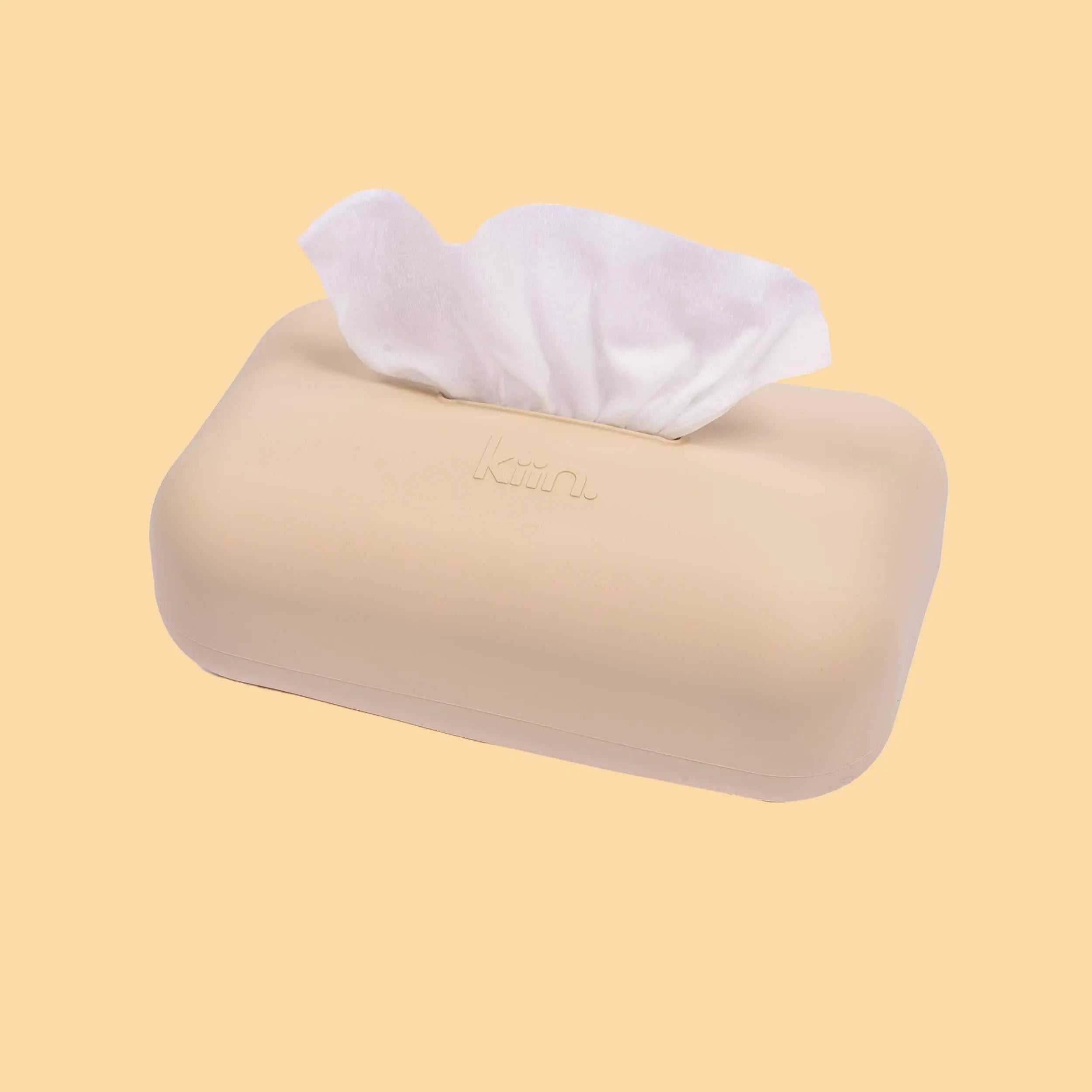 Kiin Baby Silicone Wipes Cover - Vanilla