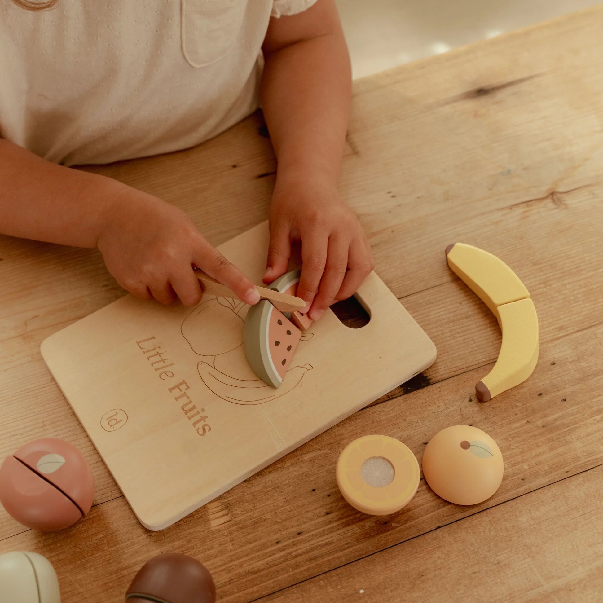 Wooden Slicing Fruit