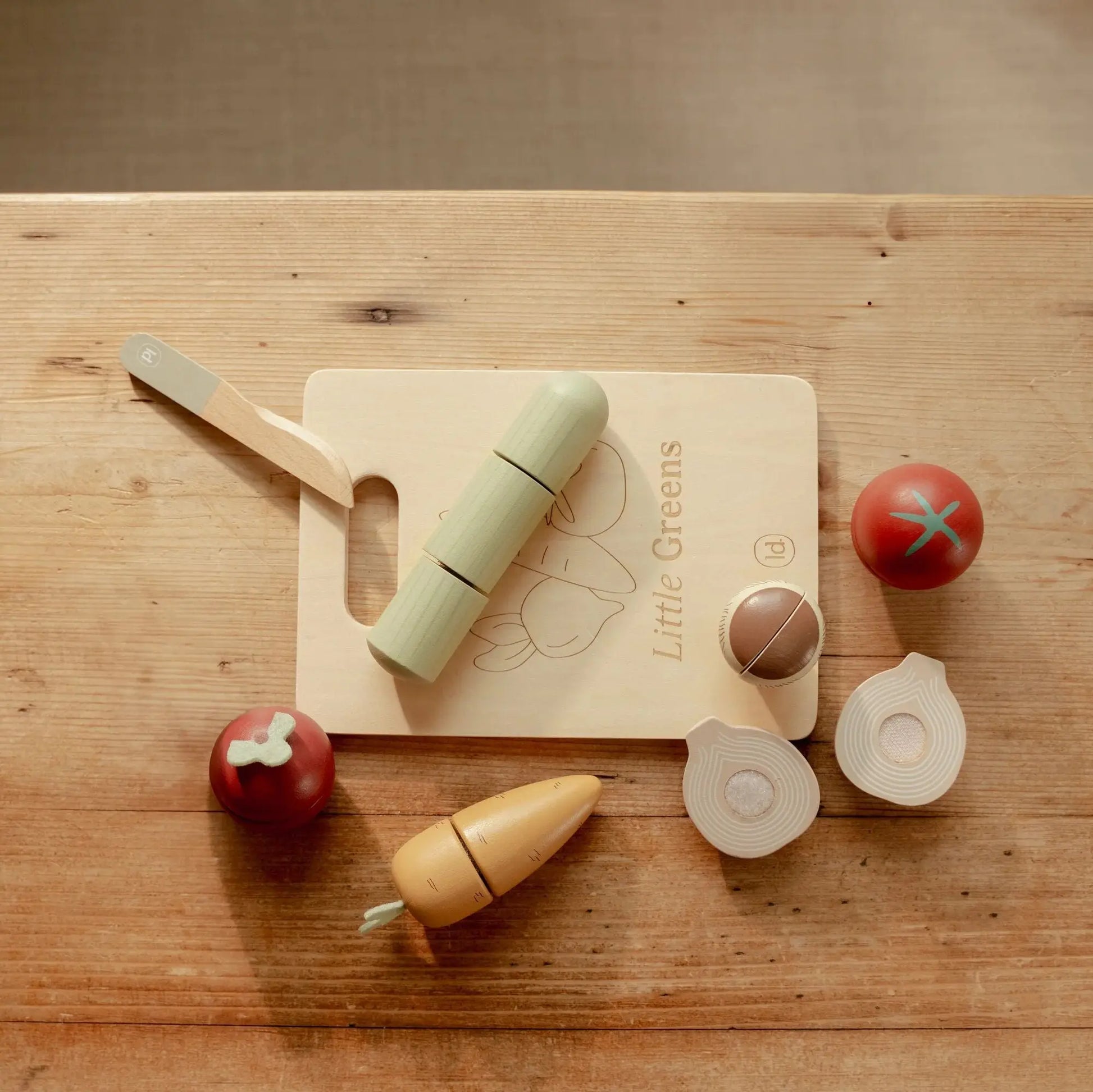 Wooden Cutting Vegetables