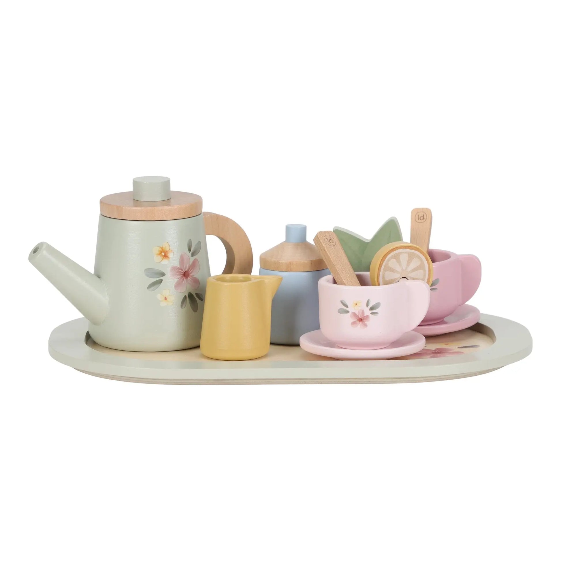 Wooden Tea Set