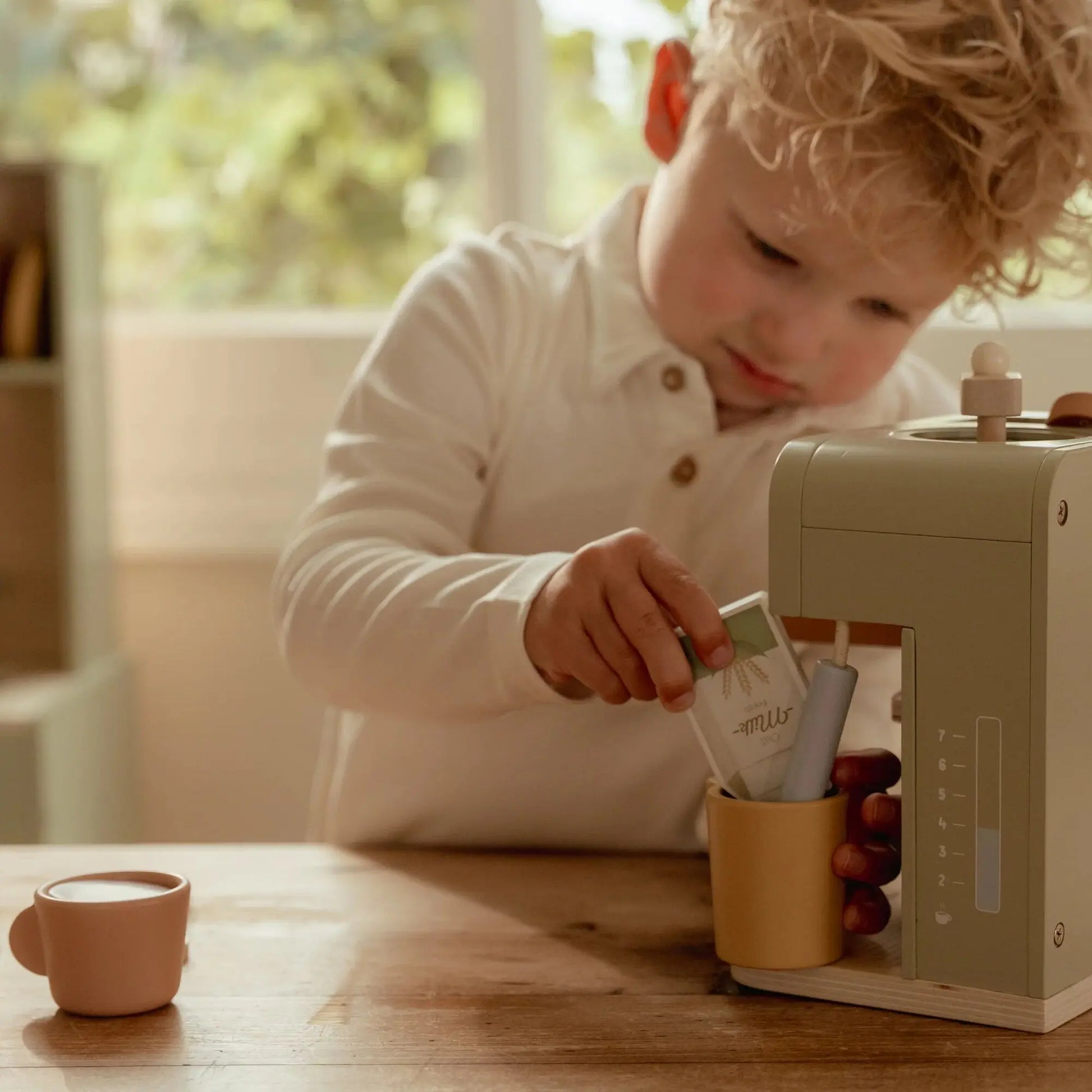 Wooden Coffee Machine