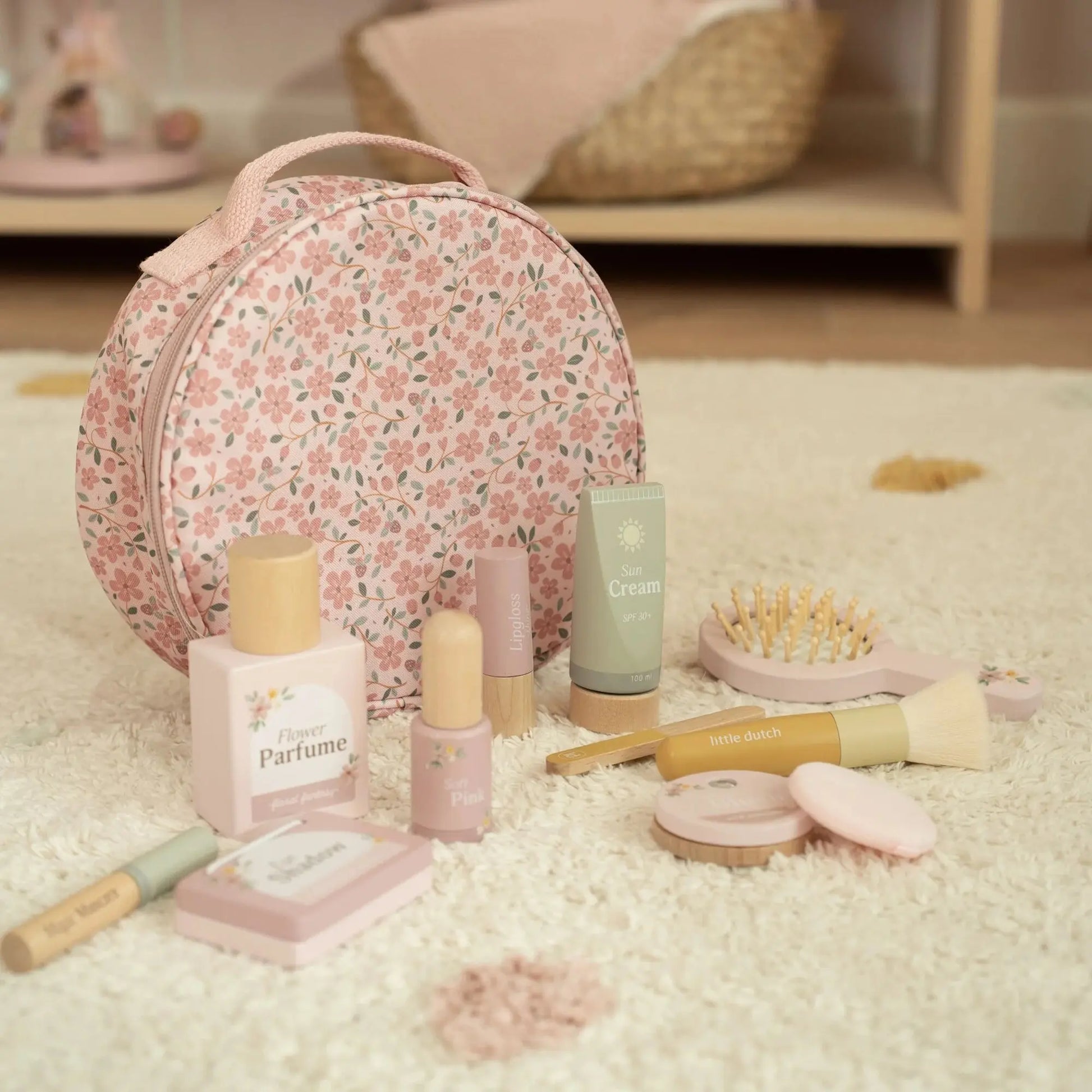 Wooden Makeup Case