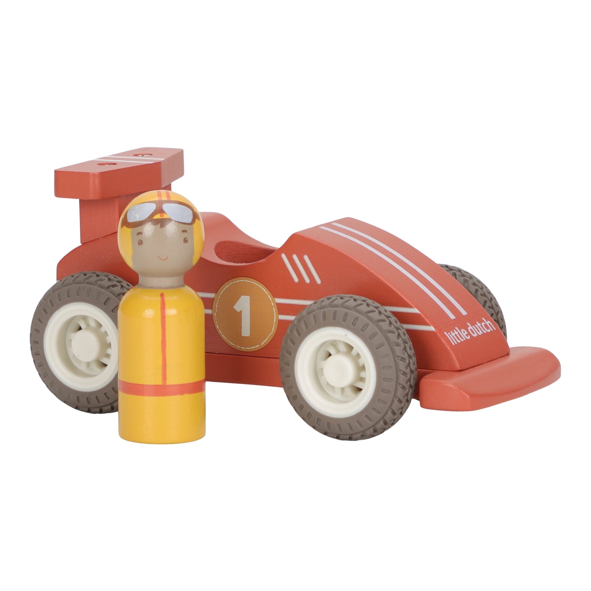 Wooden Pullback Race Cars