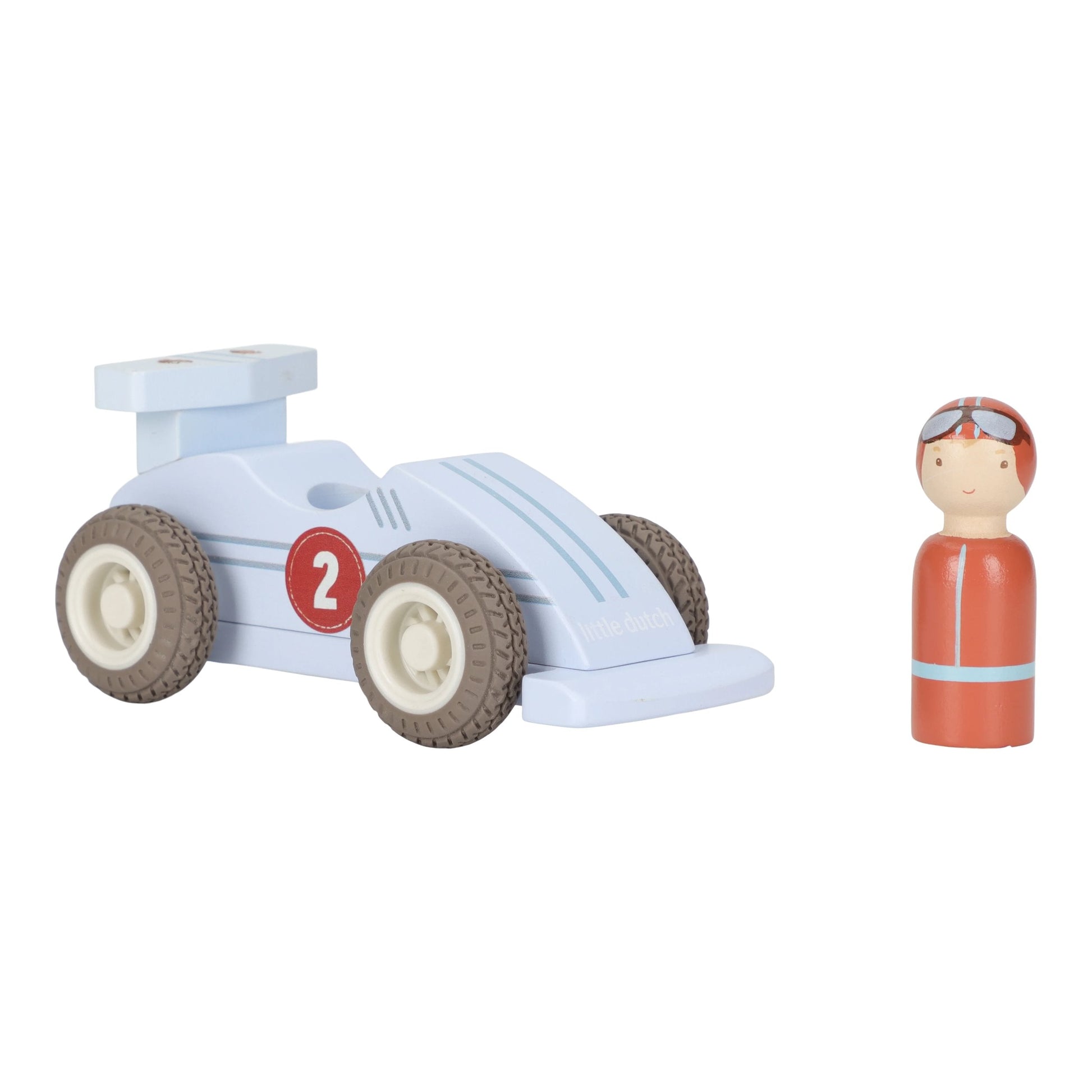 Wooden Pullback Race Cars