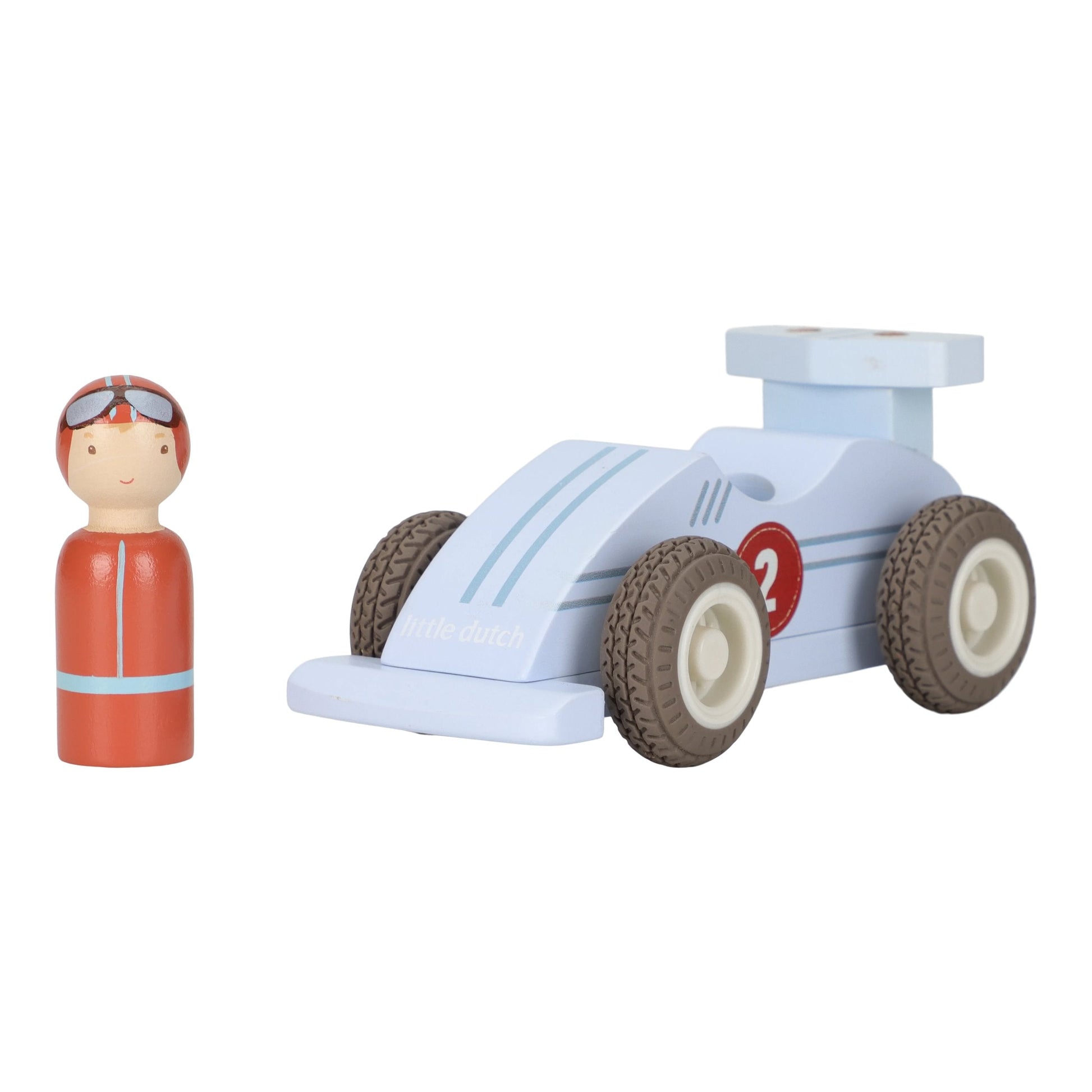 Wooden Pullback Race Cars