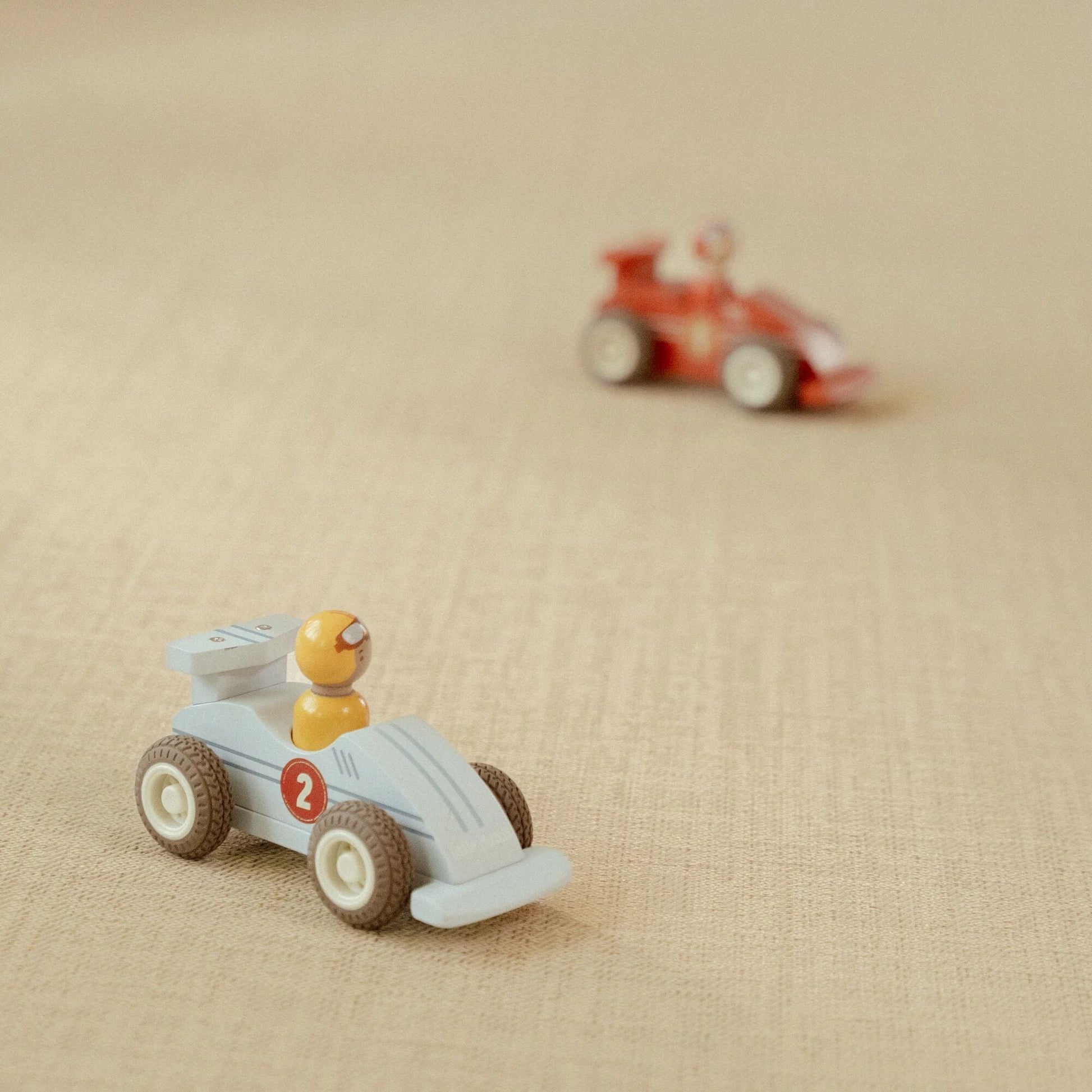 Wooden Pullback Race Cars