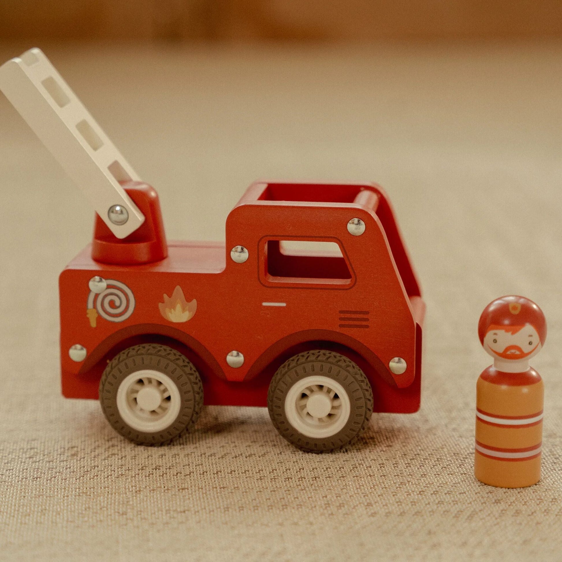 Wooden Fire Truck