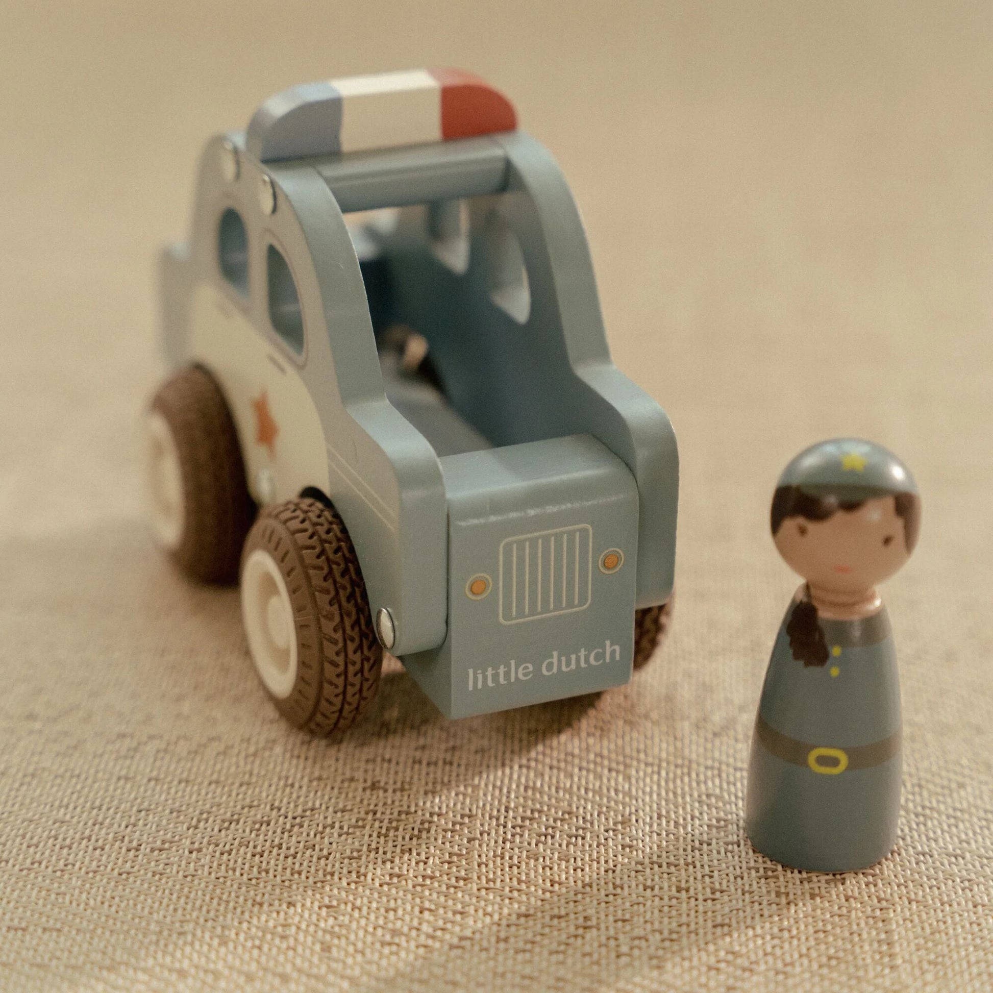 Wooden Police Car