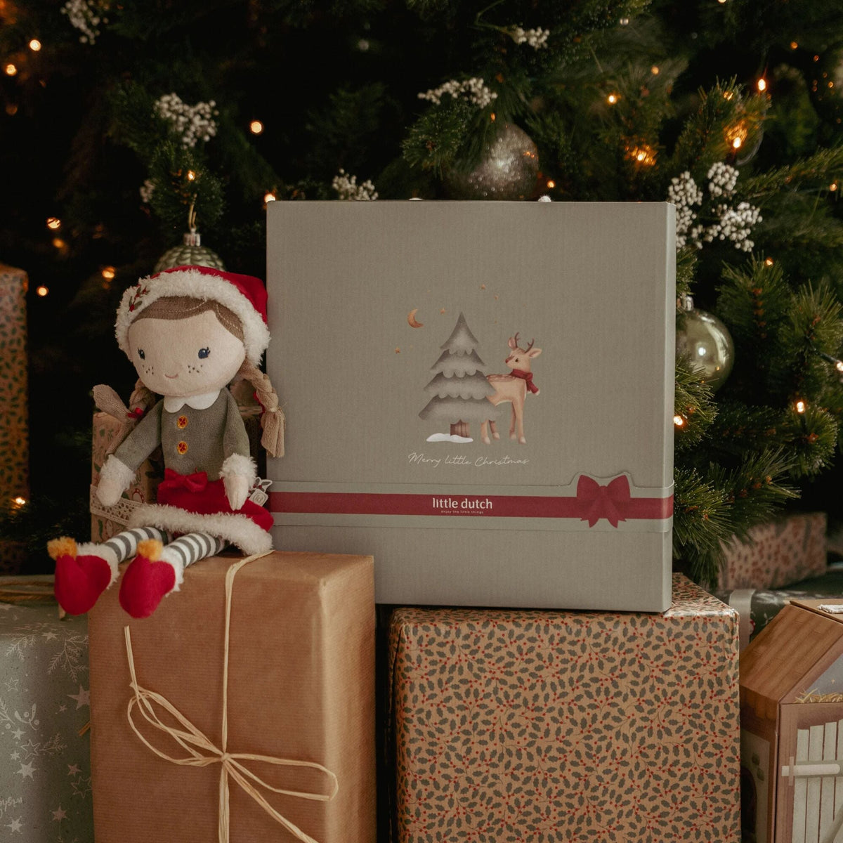 Little Dutch reindeer plush from the Christmas newborn set