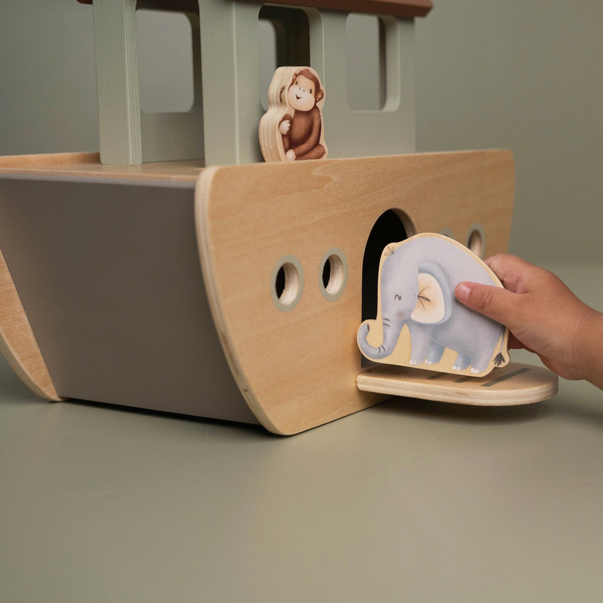 Wooden animal pairs from the Little Dutch Noah's Ark