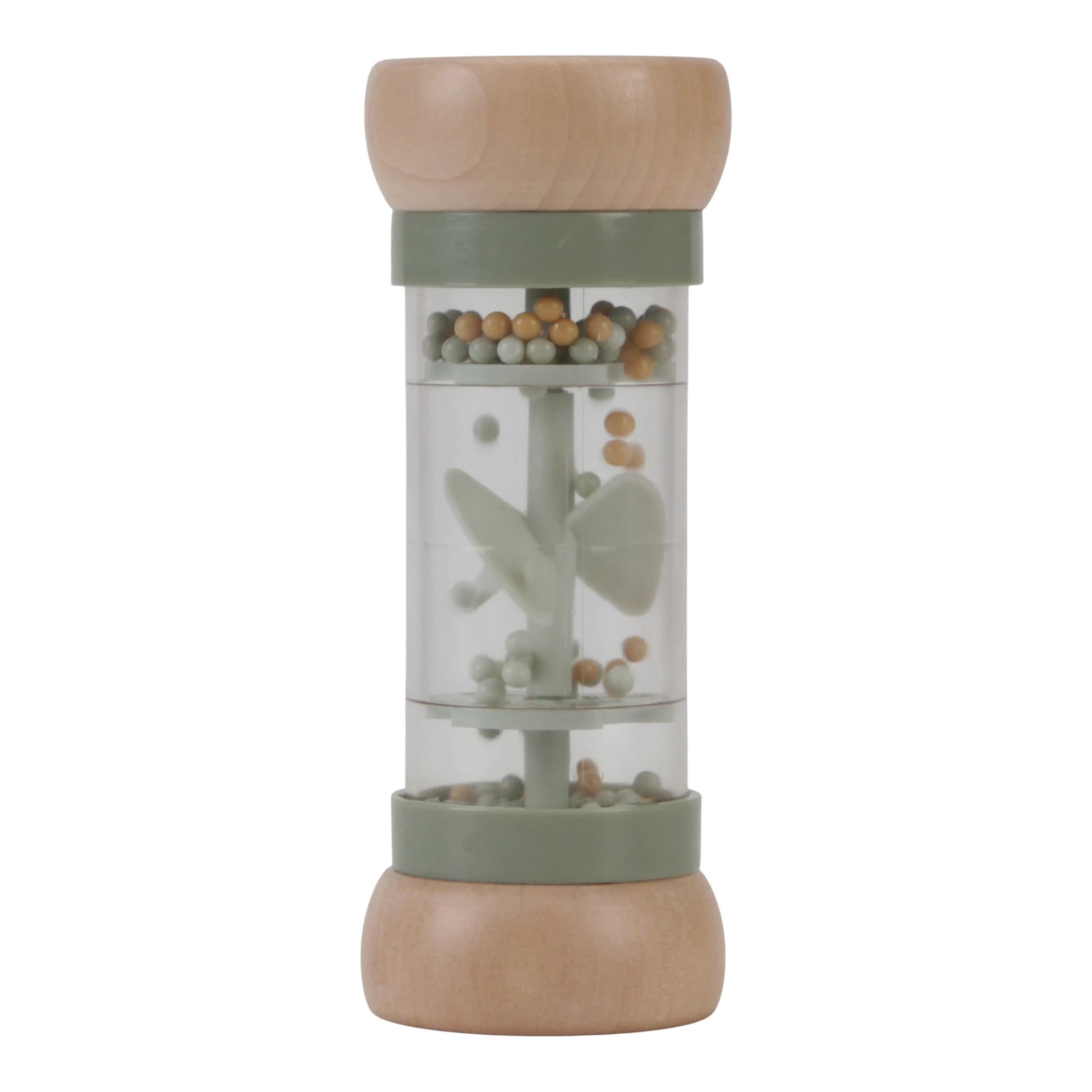 Wooden Rain Rattle - Little Farm