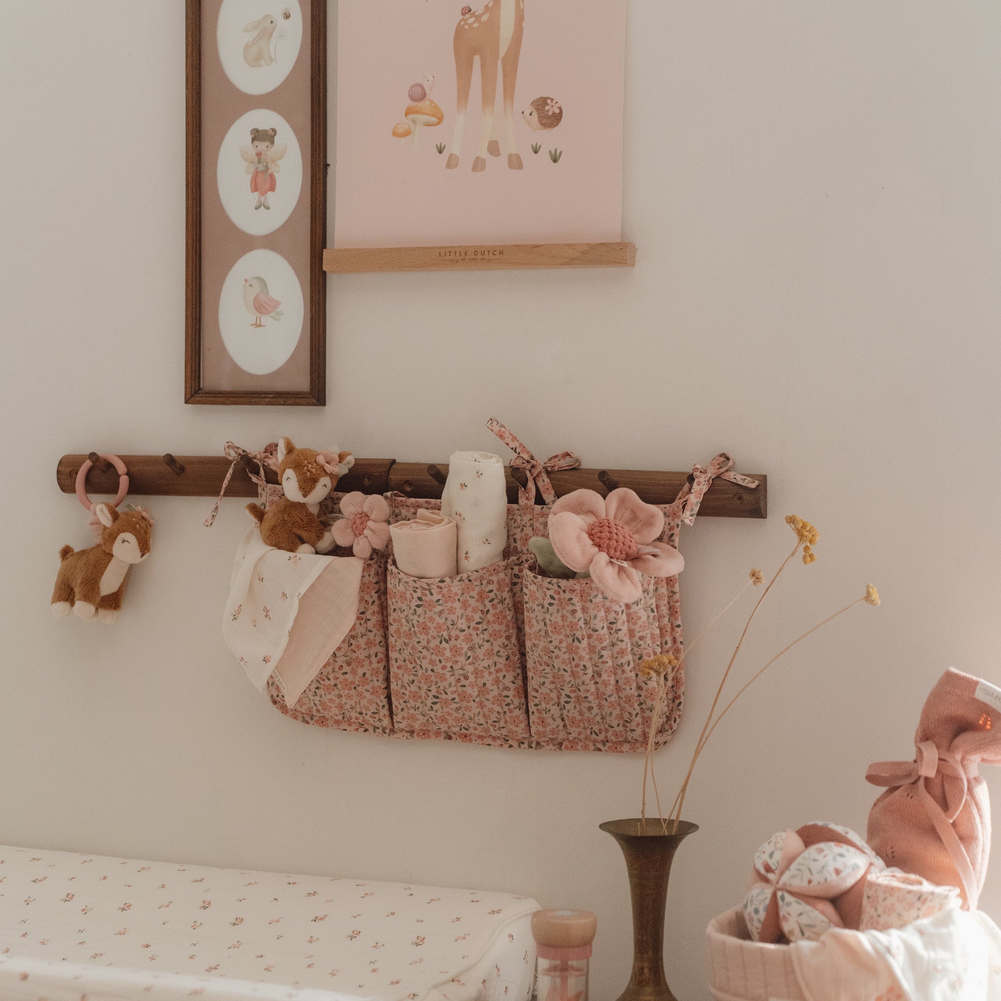 Wooden Rain Rattle - Fairy Garden