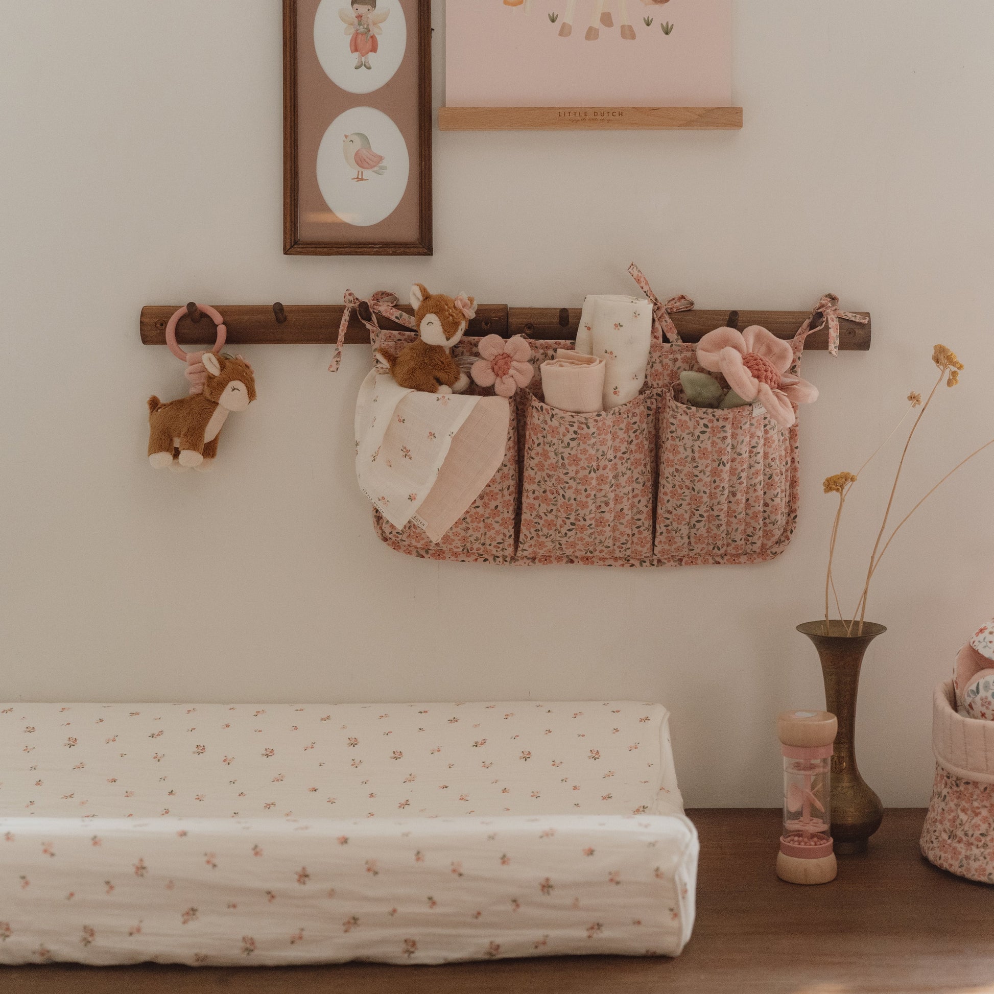 Wooden Rain Rattle - Fairy Garden