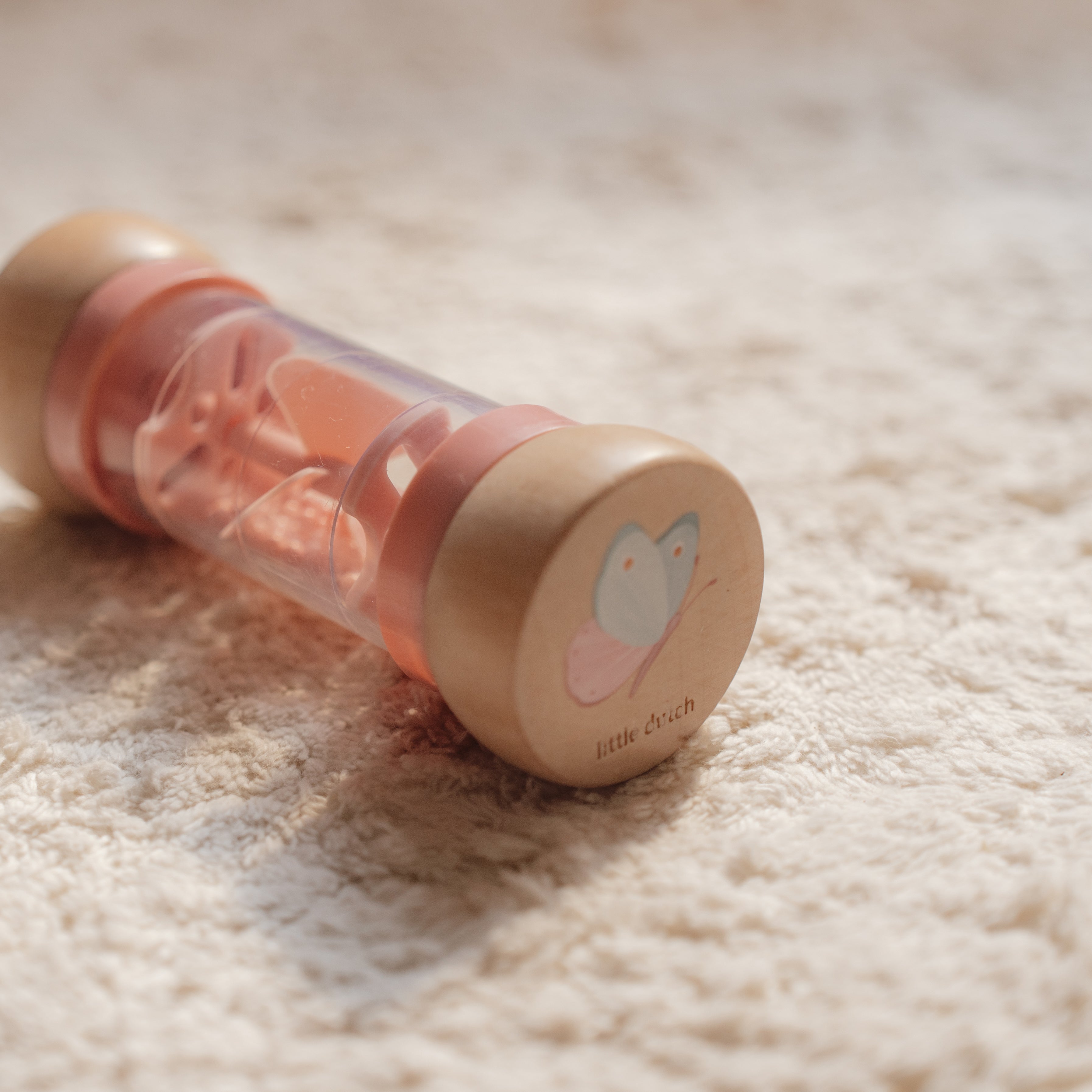 Wooden Rain Rattle - Fairy Garden