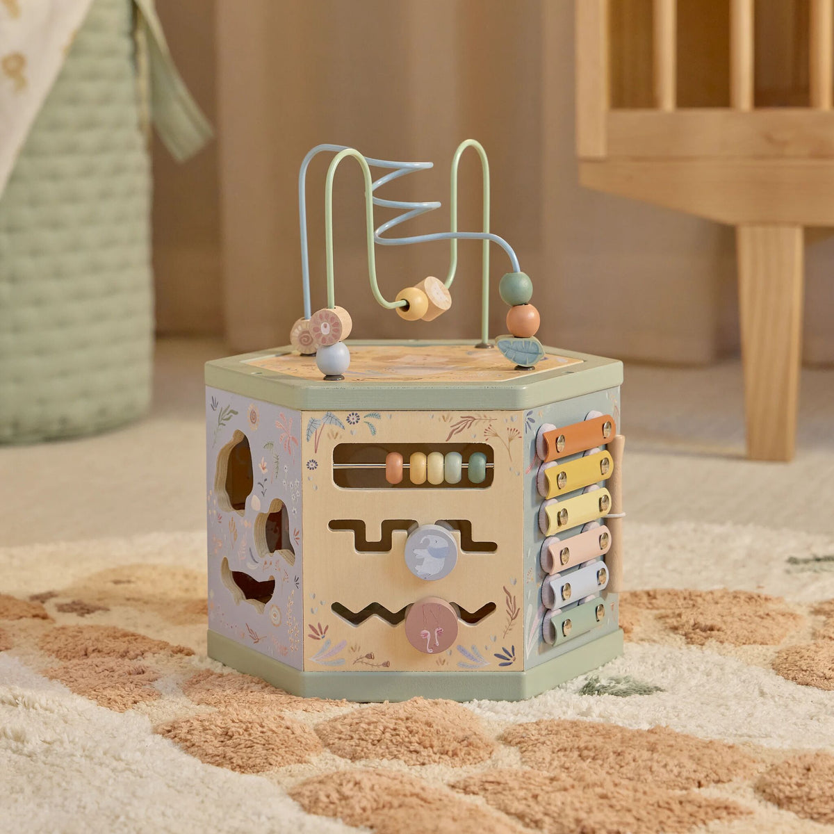 Activity hexagon shape sorter