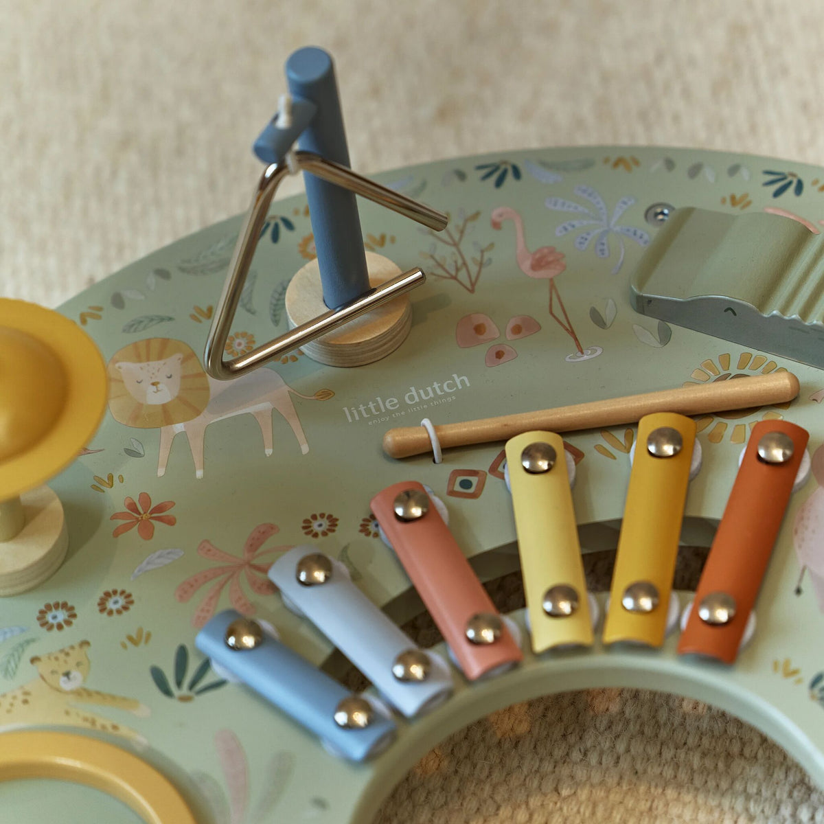 Music table side view