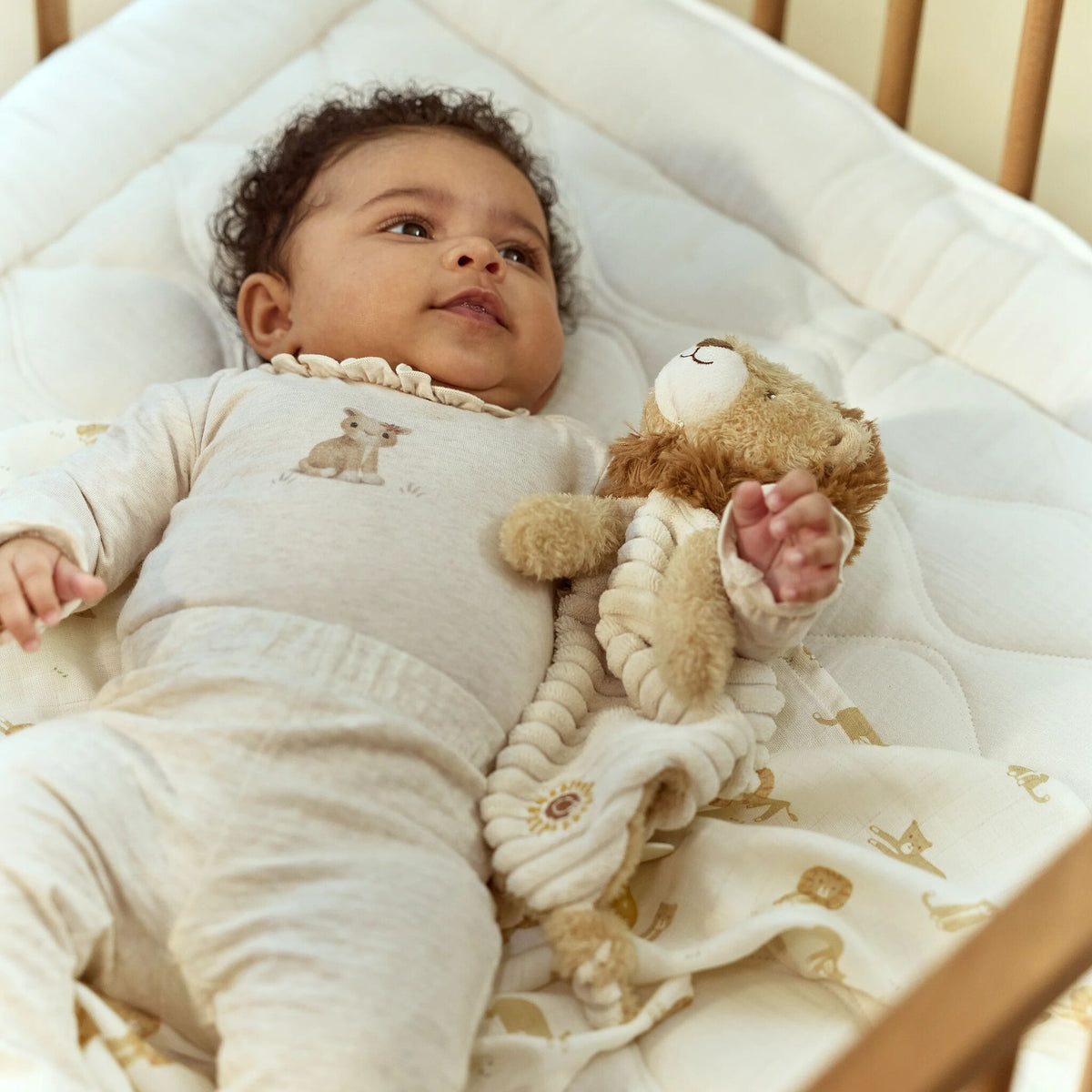 Lion comforter dummy loop