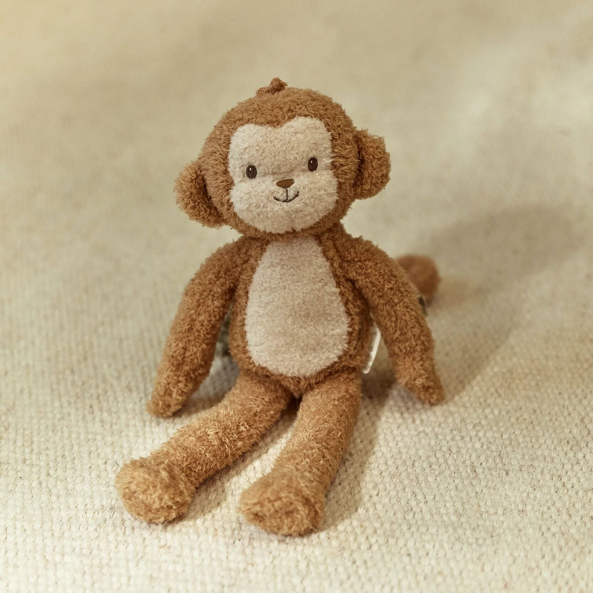 Cuddle Monkey embroidered face