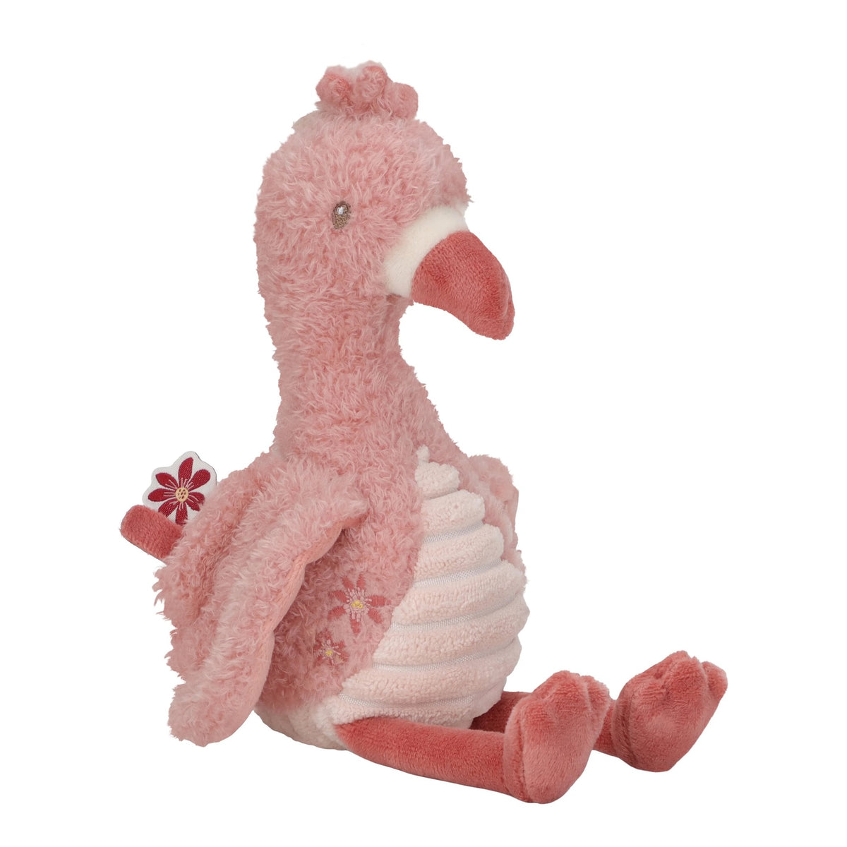 Little Dutch Safari Friends Cuddle Flamingo soft toy 17cm