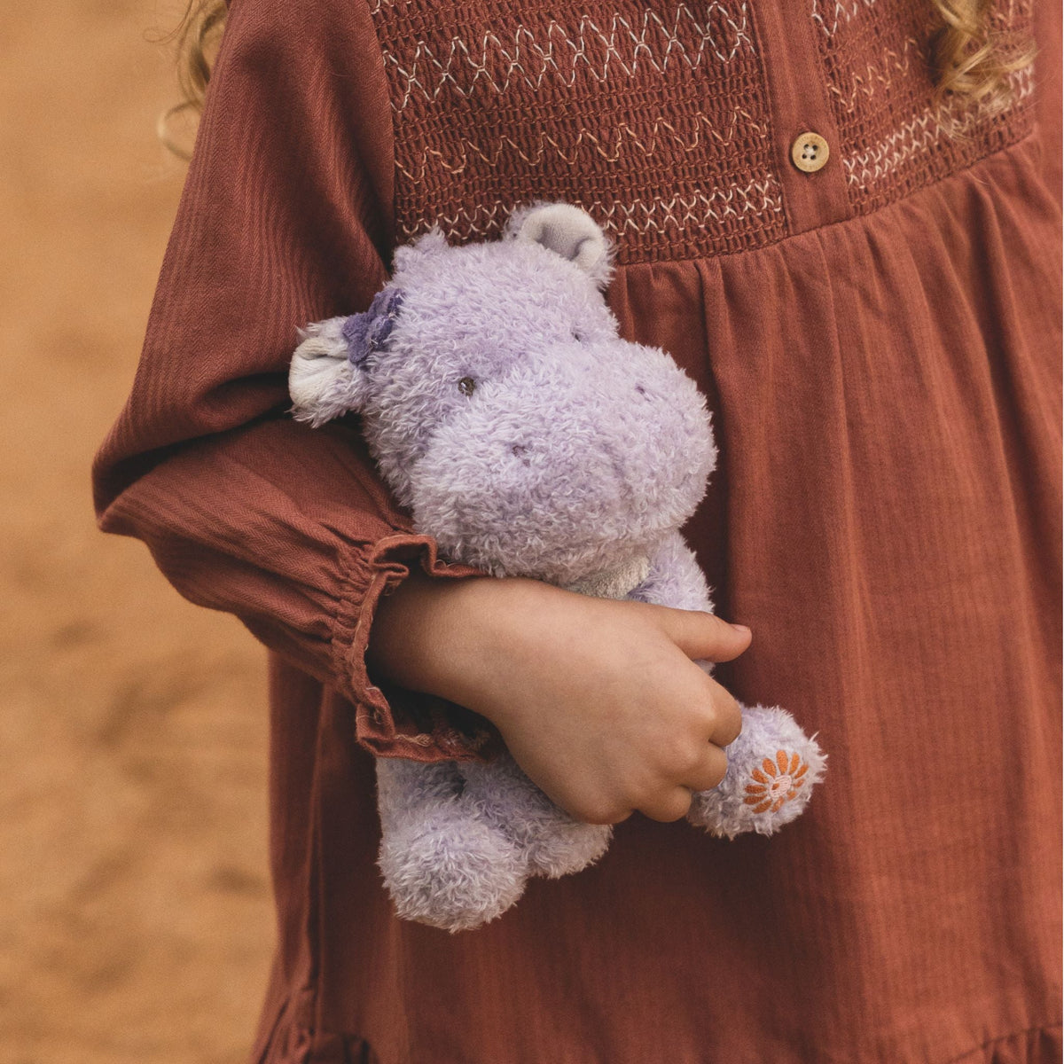 Cuddle Hippo flower detail