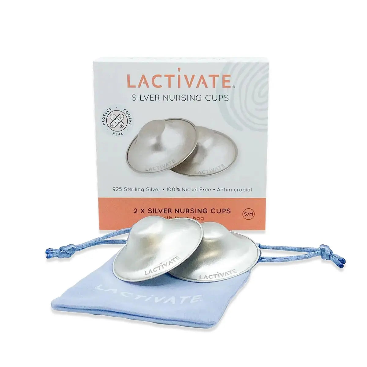 Lactivate Silver Nursing Cups