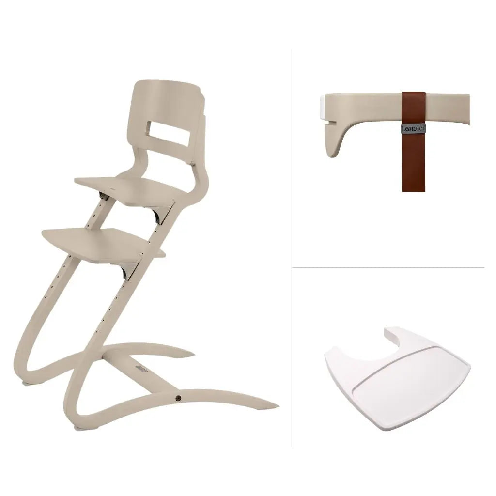 Leander Louie High Chair Bundle - Cappuccino  