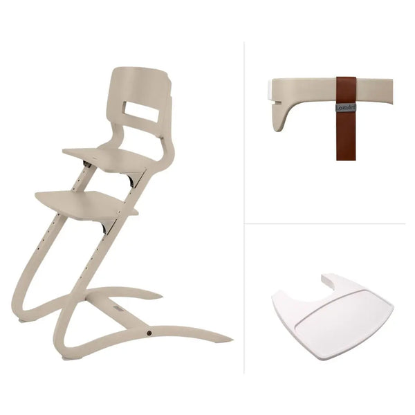 leander high chair vs stokke Leander Louie High Chair Bundle - Cappuccino