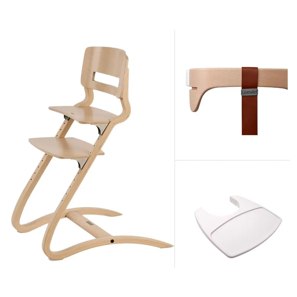 Leander Louie High Chair Bundle - Natural  