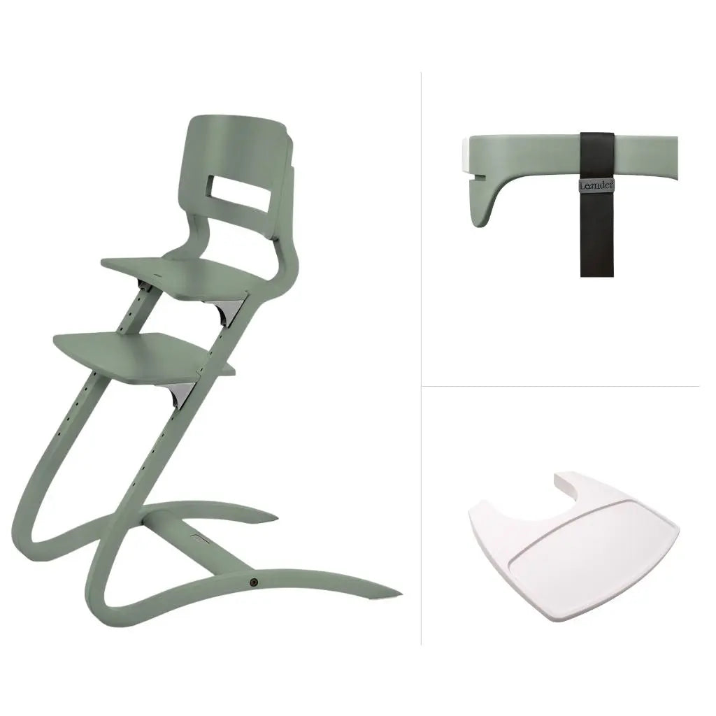 Leander Louie High Chair Bundle - Sage  