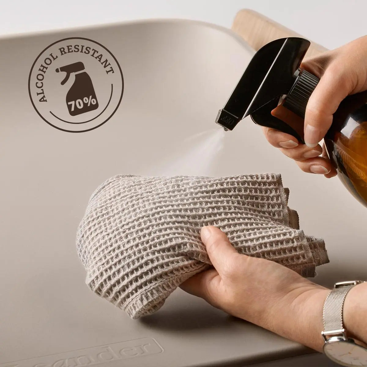 Leander Matty Change Mat - Pearl grey